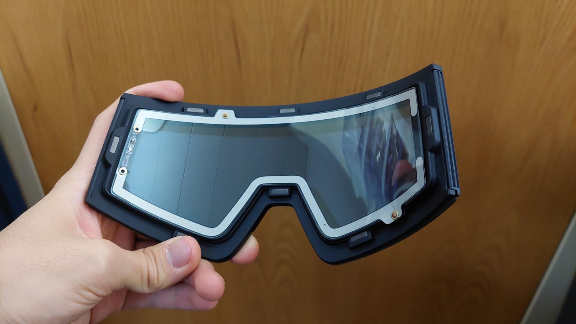 Heated Goggles Snowmobile - Anti-Fog Magnetic Interchangeable with 100% UV Lens OTG Electric customer photo 1