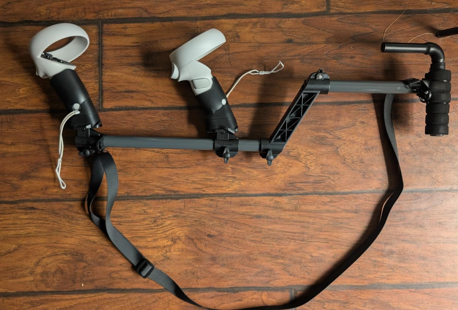 VR Gun Stock for Meta Quest 3S, Compatible with Meta Quest 3 Gun Stock Controller Grips, VR Gun Stock Quest 3 with Shoulder Straps, Enhance Real Feeling and Stability (Upgrade Stock for Quest 3/3S) customer photo 2