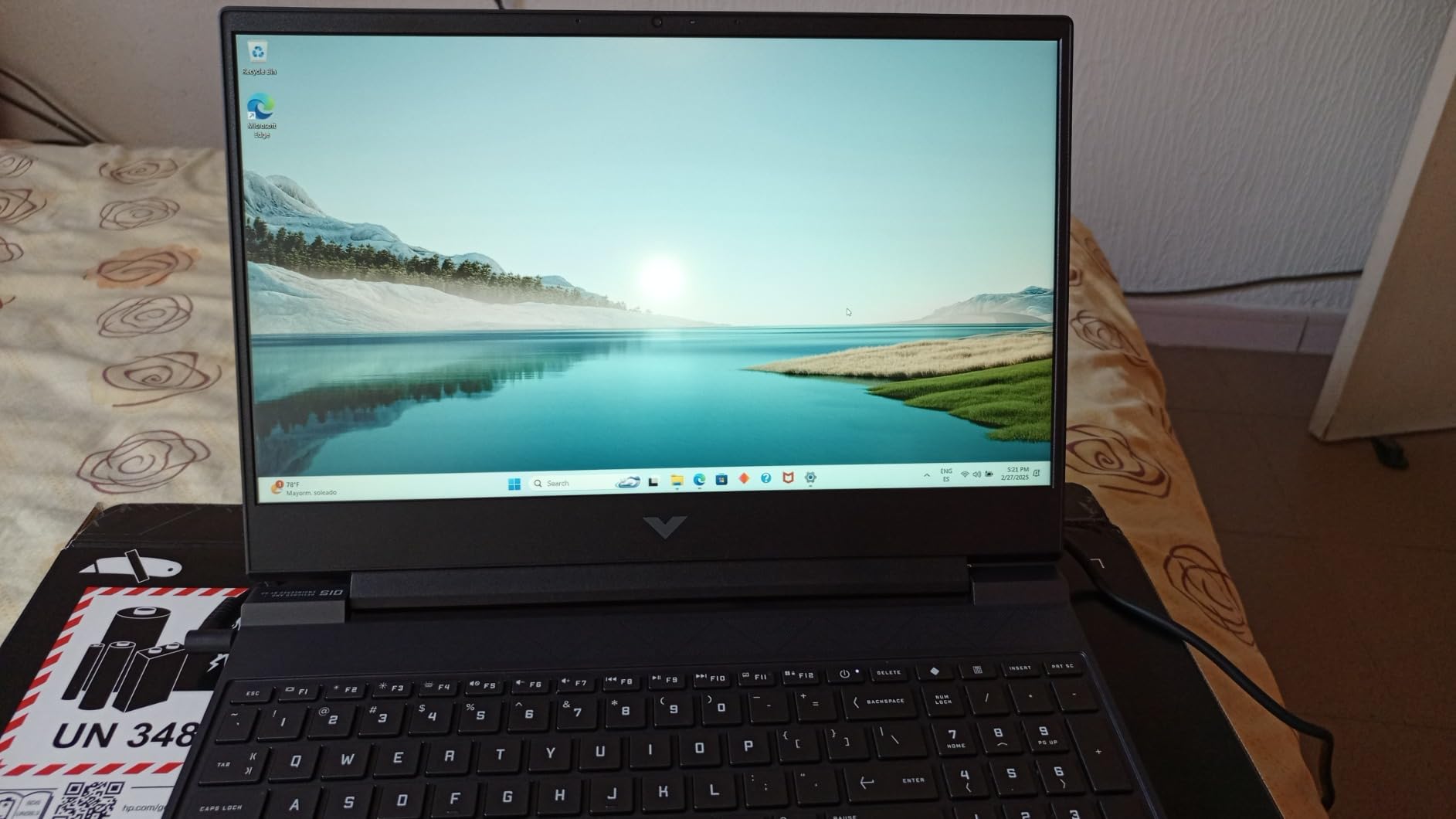 HP Victus 15.6 inch FHD 144Hz Gaming Laptop Intel Core i5-13420H NVIDIA GeForce RTX 4050 6GB - 16GB DDR4 512GB SSD Mica Silver (2024) customer photo 1