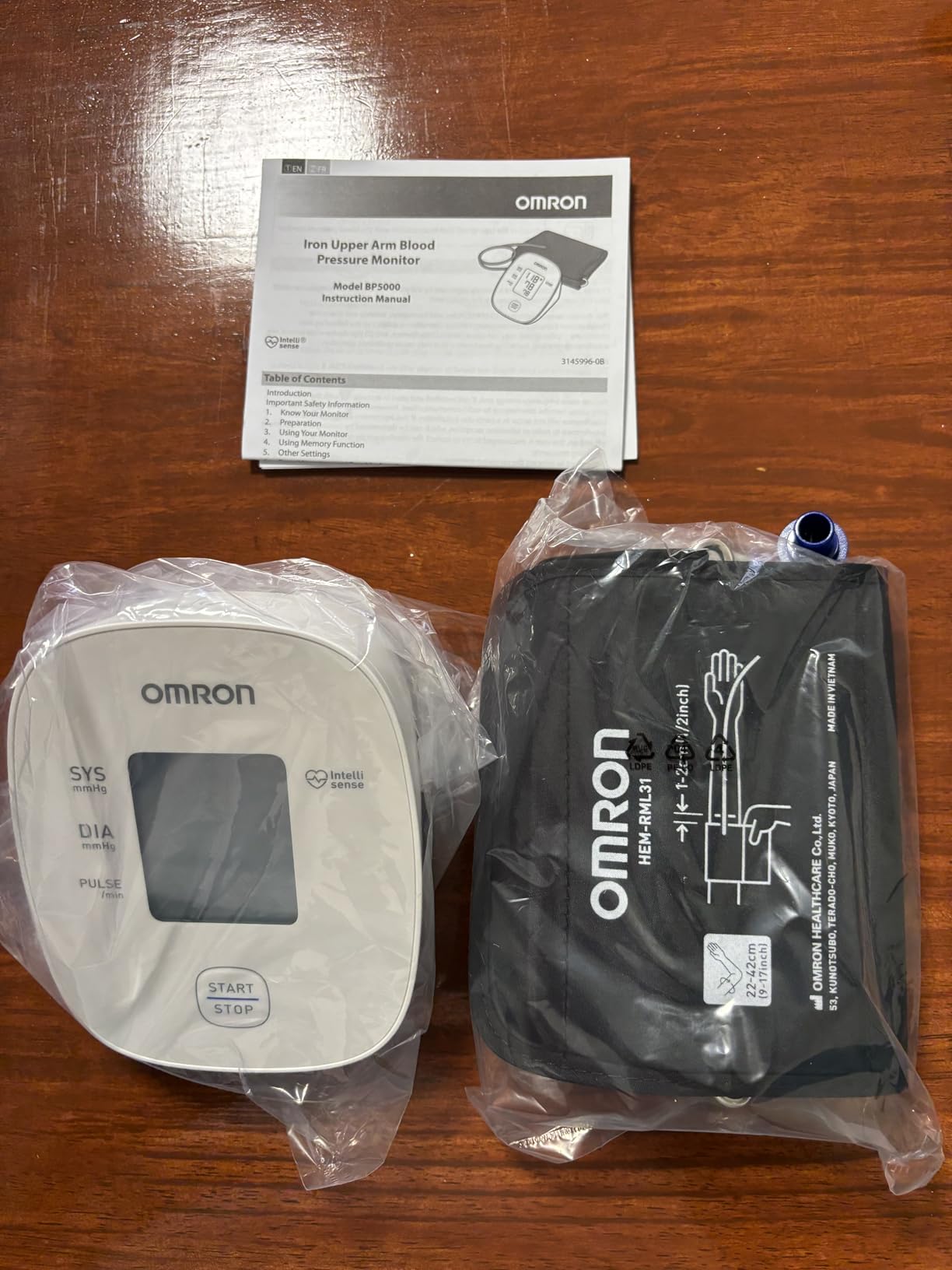 OMRON Iron Blood Pressure Monitor for Home Use and Upper Arm Blood Pressure Cuff - #1 Doctor and Pharmacist Recommended Brand - Clinically Validated customer photo 2