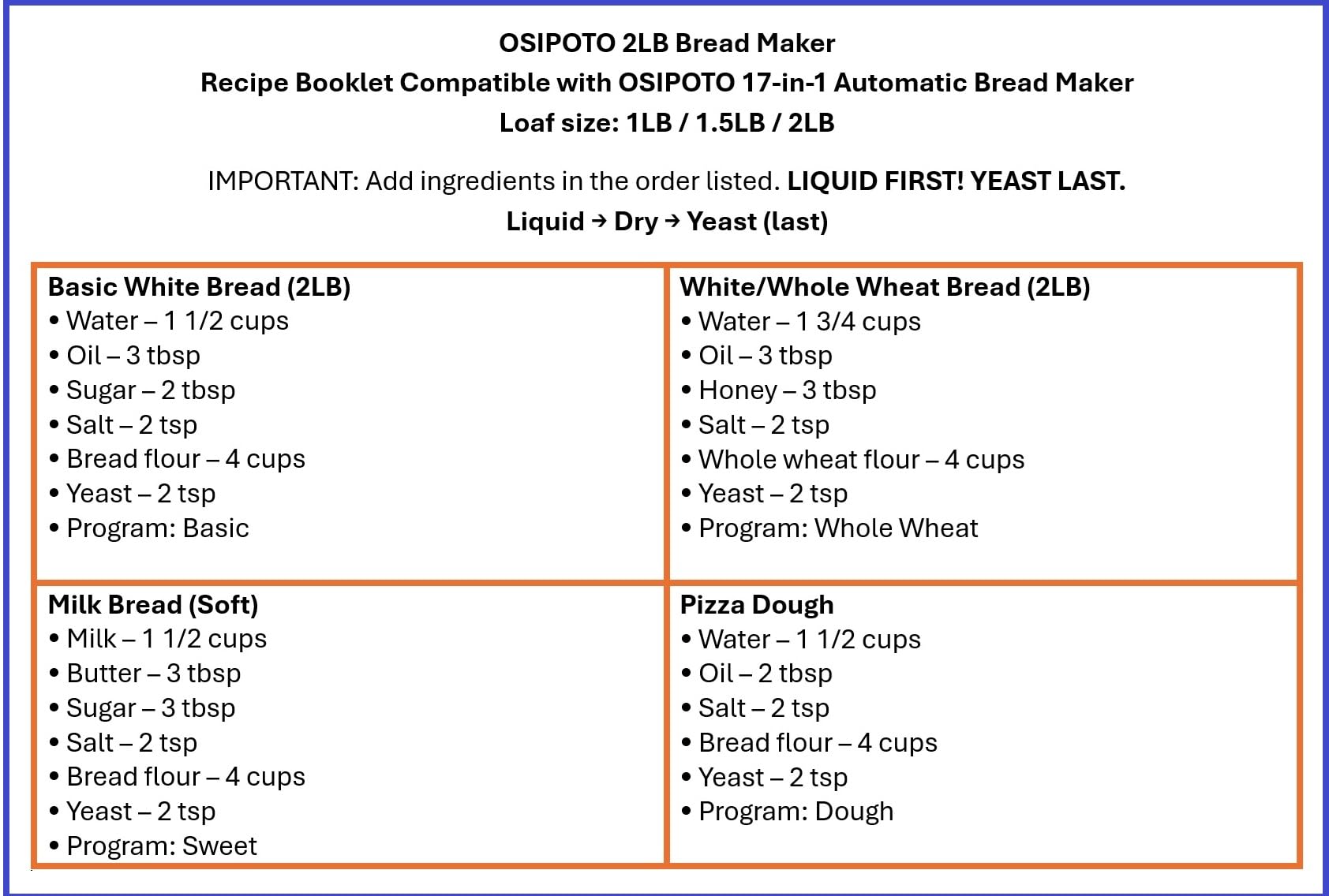 2LB Bread Maker Machine, OSIPOTO 17 in 1 Automatic Stainless Steel Bread Machine, Non-stick, Beginner-Friendly Controls, 15 Hour Timer, Easy to Clean Low Noise, High Success Rate for Homemade Bread customer photo 1