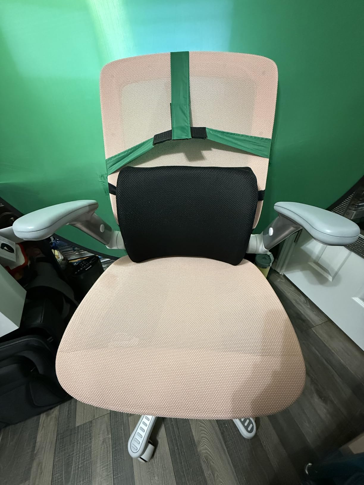 GABRYLLY Ergonomic Office Chair, High Back Home Desk Chair with Headrest, Flip-Up Arms, 90-120 Degree Tilt Lock and Wide Cushion, Big and Tall Mesh Chairs for Man Woman, Black Task Chair customer photo 1