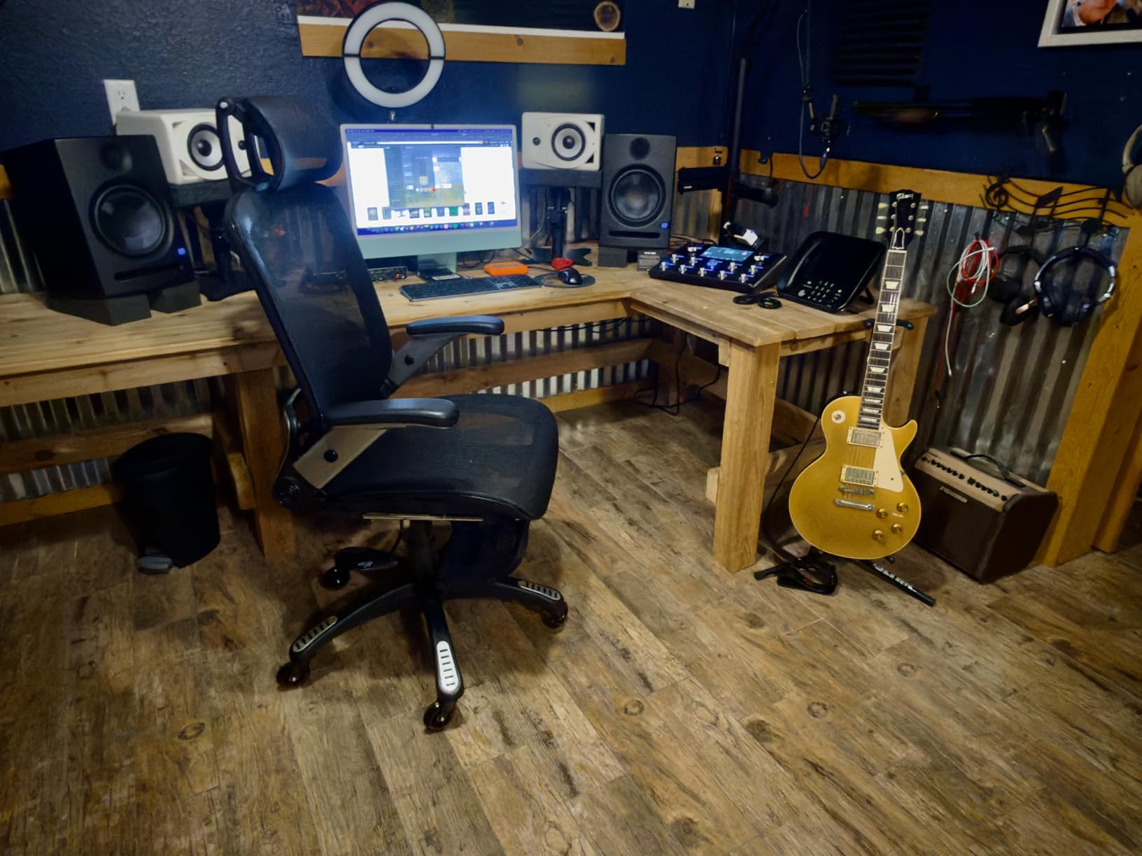 GABRYLLY Ergonomic Office Chair, High Back Home Desk Chair with Headrest, Flip-Up Arms, 90-120 Degree Tilt Lock and Wide Cushion, Big and Tall Mesh Chairs for Man Woman, Black Task Chair customer photo 2