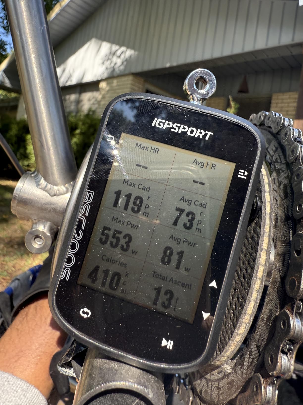 iGPSPORT BSC200S GPS Bike Computer, Wireless Route Navigation 2.4'' Screen Bluetooth ANT+ Cycle Computer IPX7 Waterproof customer photo 2