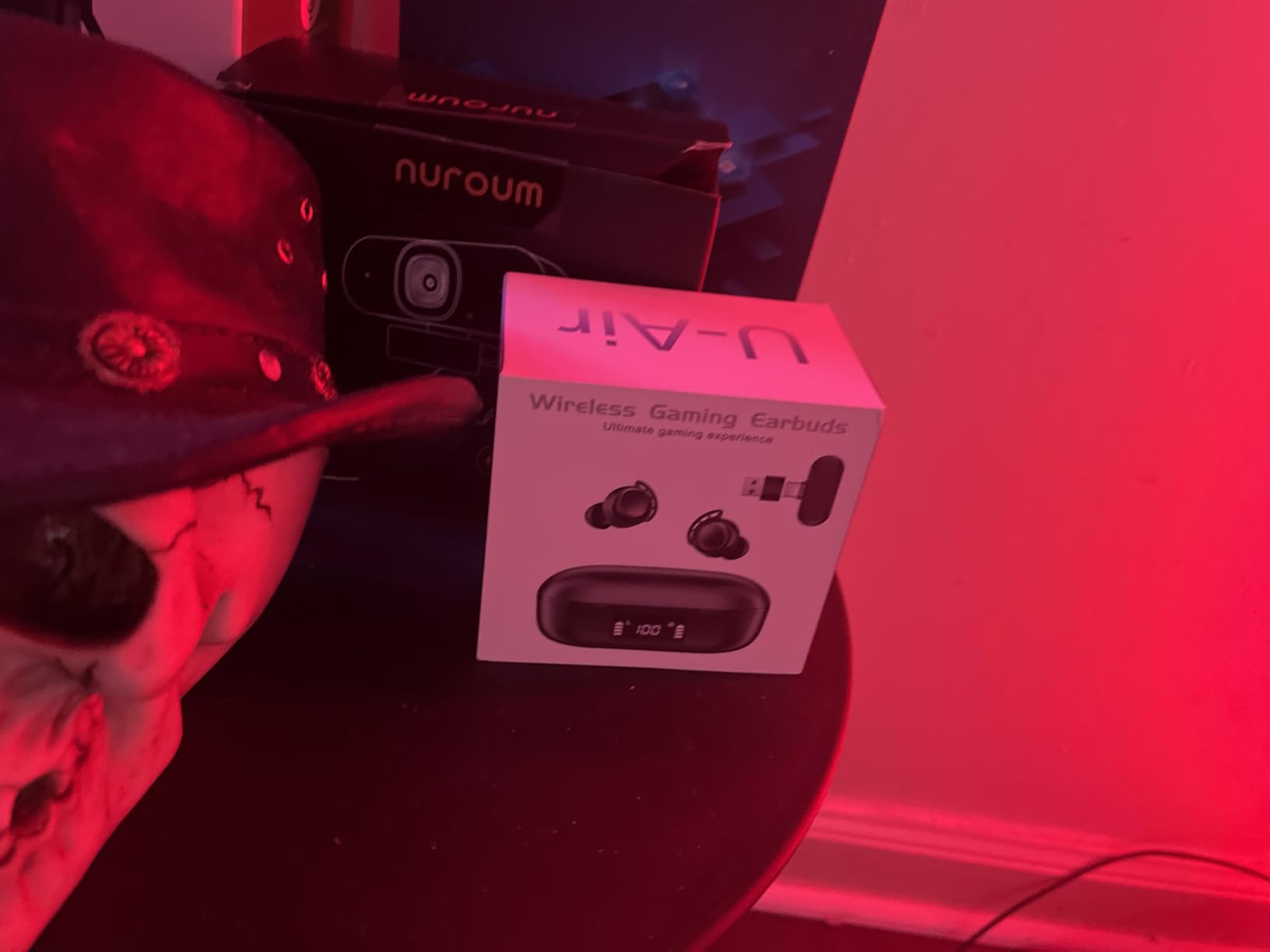 IAMJOY Wireless Gaming Earbuds, 20ms Low Latency, Game Earbuds with Mic, 2.4GHz & Bluetooth, Compact LED Display Compatible with Meta Quest 3/2, PS5/4, Steam Deck, VR, Switch, PC customer photo 1