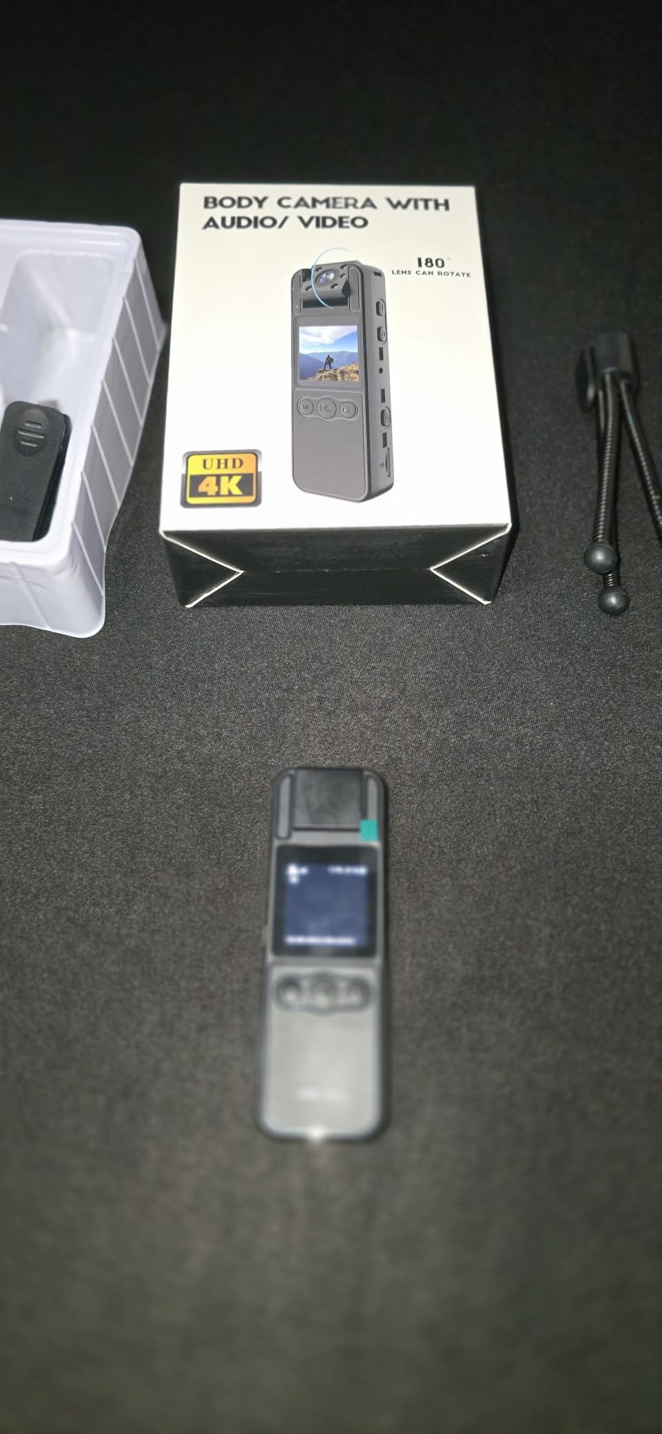 Z11 4K Body Camera with Audio and Video Recording, 128GB Small Body Cam with 180° Rotating Lens, 6HR Battery & Night Vision, Wearable Camera for Pet, Home, Office, Security Police Law Enforcement customer photo 1