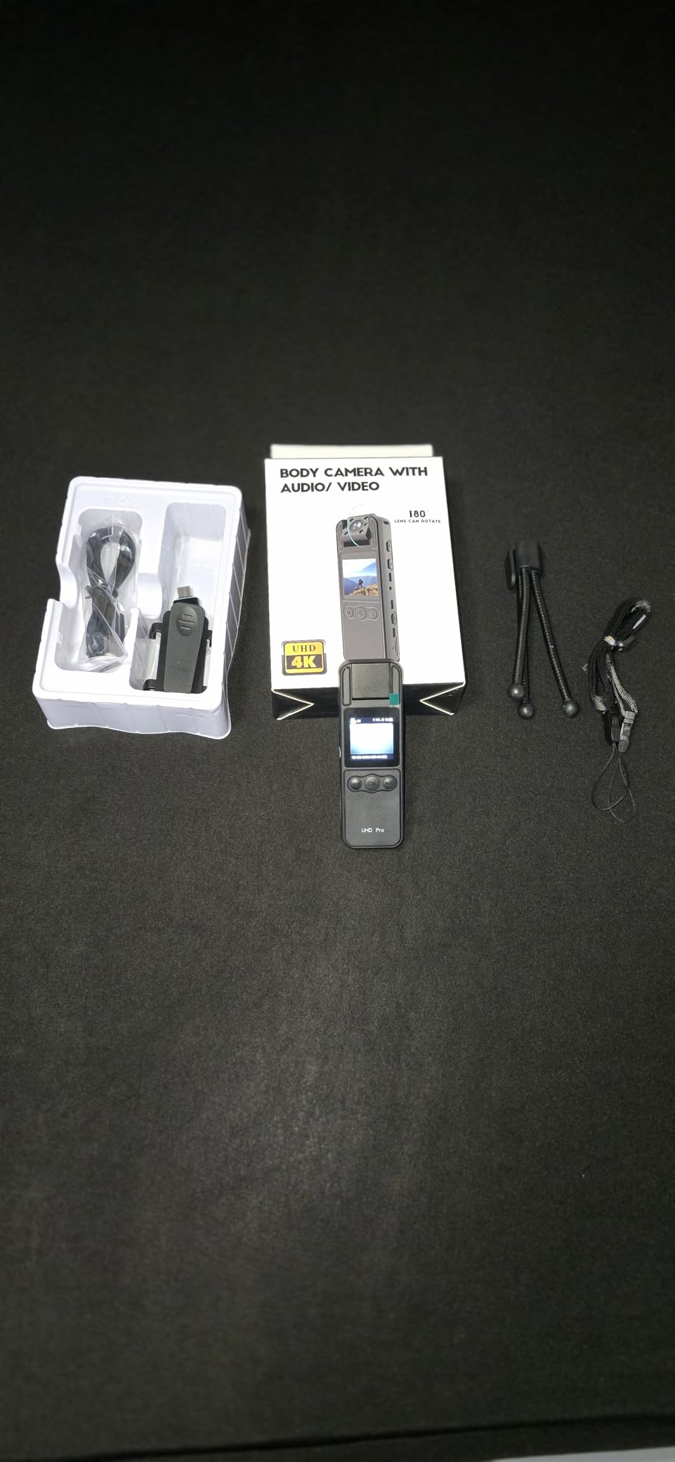 Z11 4K Body Camera with Audio and Video Recording, 128GB Small Body Cam with 180° Rotating Lens, 6HR Battery & Night Vision, Wearable Camera for Pet, Home, Office, Security Police Law Enforcement customer photo 2