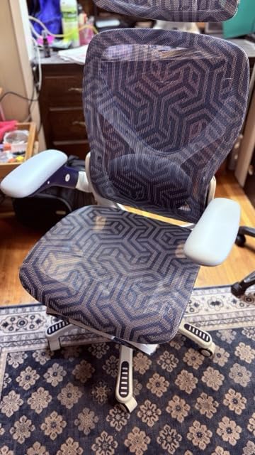 ELABEST X100 Ergonomic Mesh Office Chair with Footrest, Big and Tall Home Desk Chair with 5D Flip-Up Arms, Adjustable 3D Lumbar Support, Gaming & Executive Computer Chairs customer photo 2