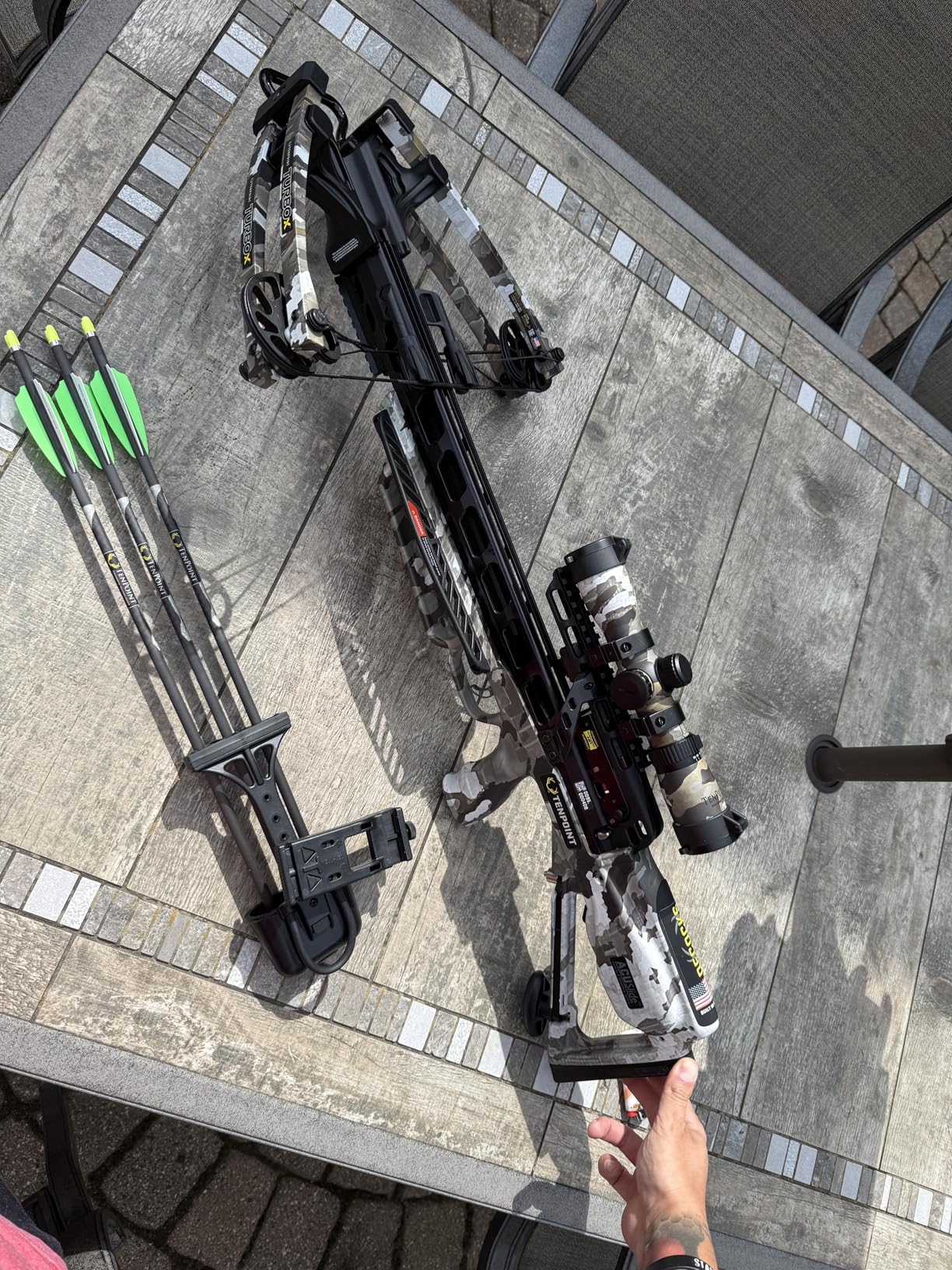 TenPoint Turbo X Crossbow - 415 FPS - Equipped with 100-Yard RangeMaster Scope, ACUslide Cocking & De-Cocking System + S2 Trigger customer photo 1