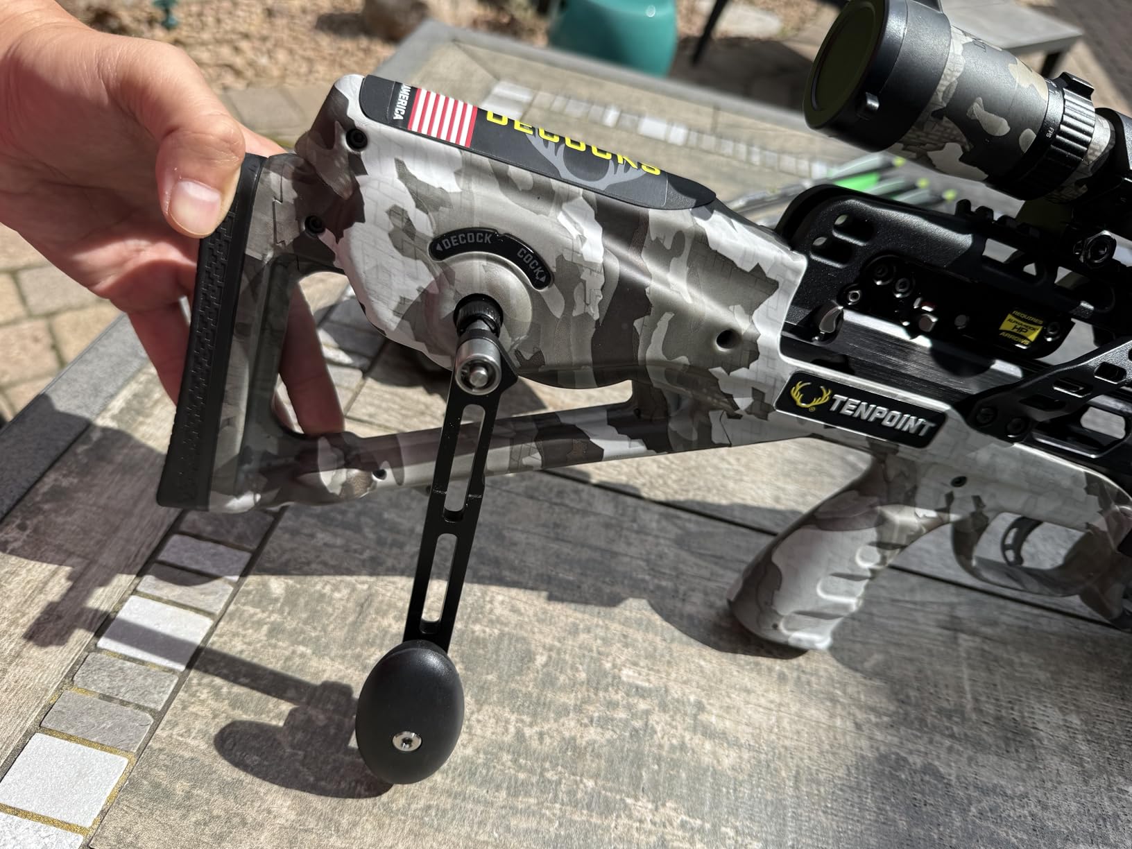 TenPoint Turbo X Crossbow - 415 FPS - Equipped with 100-Yard RangeMaster Scope, ACUslide Cocking & De-Cocking System + S2 Trigger customer photo 2