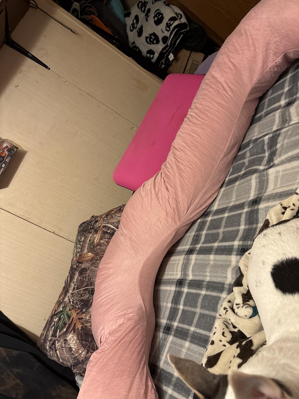 PILLANI Pregnancy Pillows for Sleeping - 57-Inch Maternity Pillow for Pregnant Women with Removable Washable Cover - Support for Back, Belly, Neck, Legs, and Hips - V C U Shaped Full Body Pillow customer photo 2