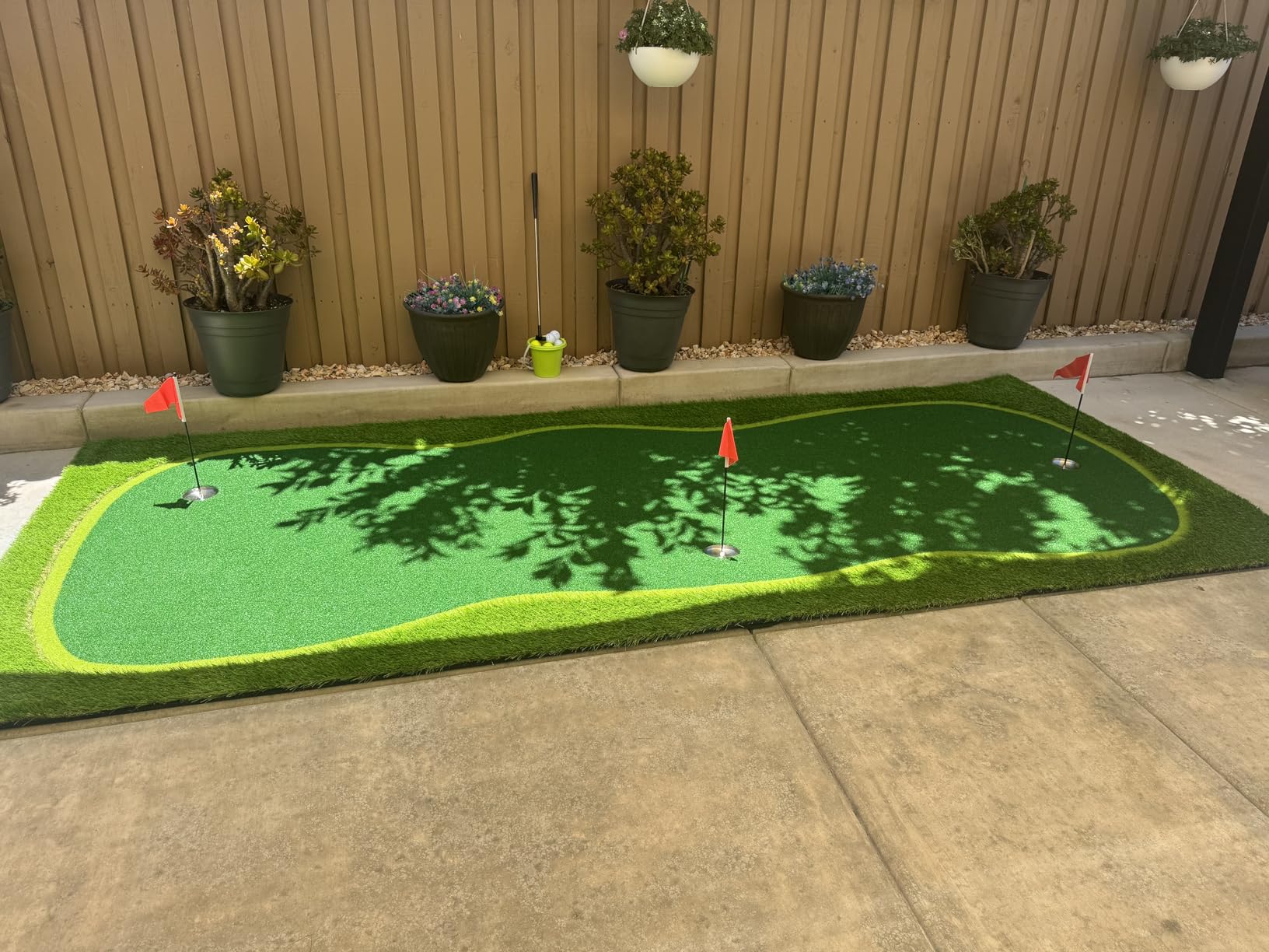 Golf Putting Green/Mat-Golf Training Mat- Professional Golf Practice Mat- Green Long Challenging Putter for Indoor/Outdoor customer photo 2