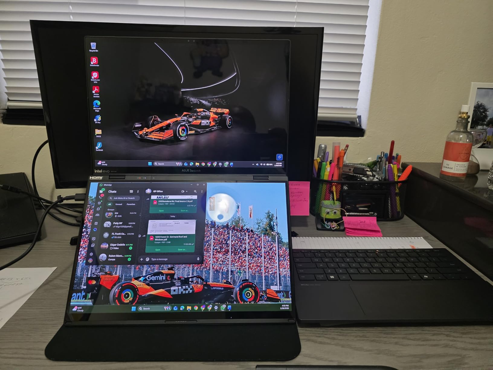 ASUS Zenbook Duo Laptop, Dual 14