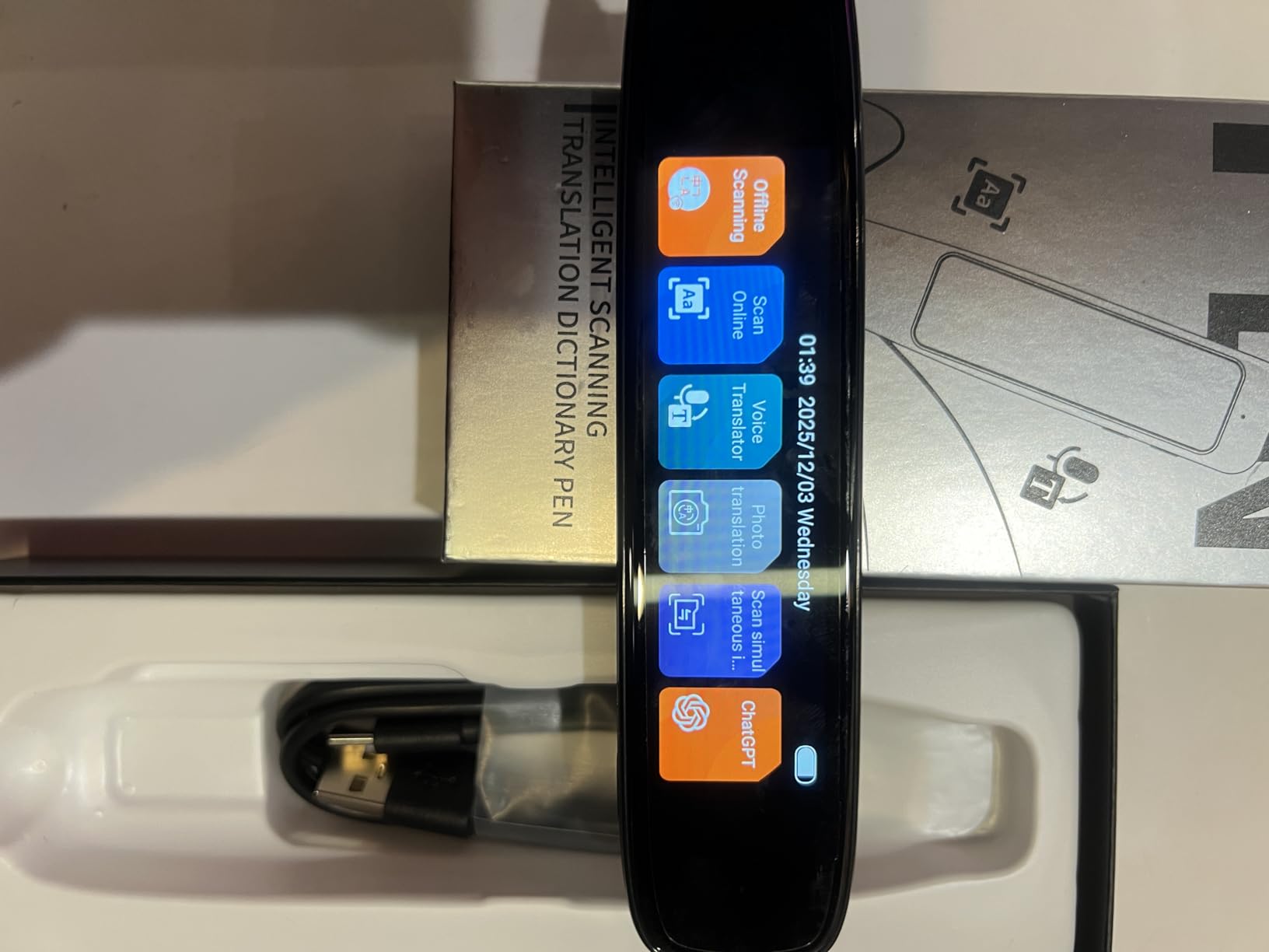 Scan Reader Pen,Translator Pen, Language Translator Device, Text to Speech, Assistive Tool for Kids, Adults, Dyslexia, Language Learners and Learning Difficulties, Including 142 Languages customer photo 2