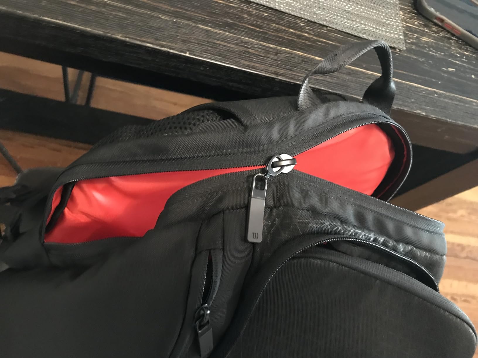 WILSON Clash V3 Super Tour Tennis Racket Bags - Black/Infrared customer photo 1