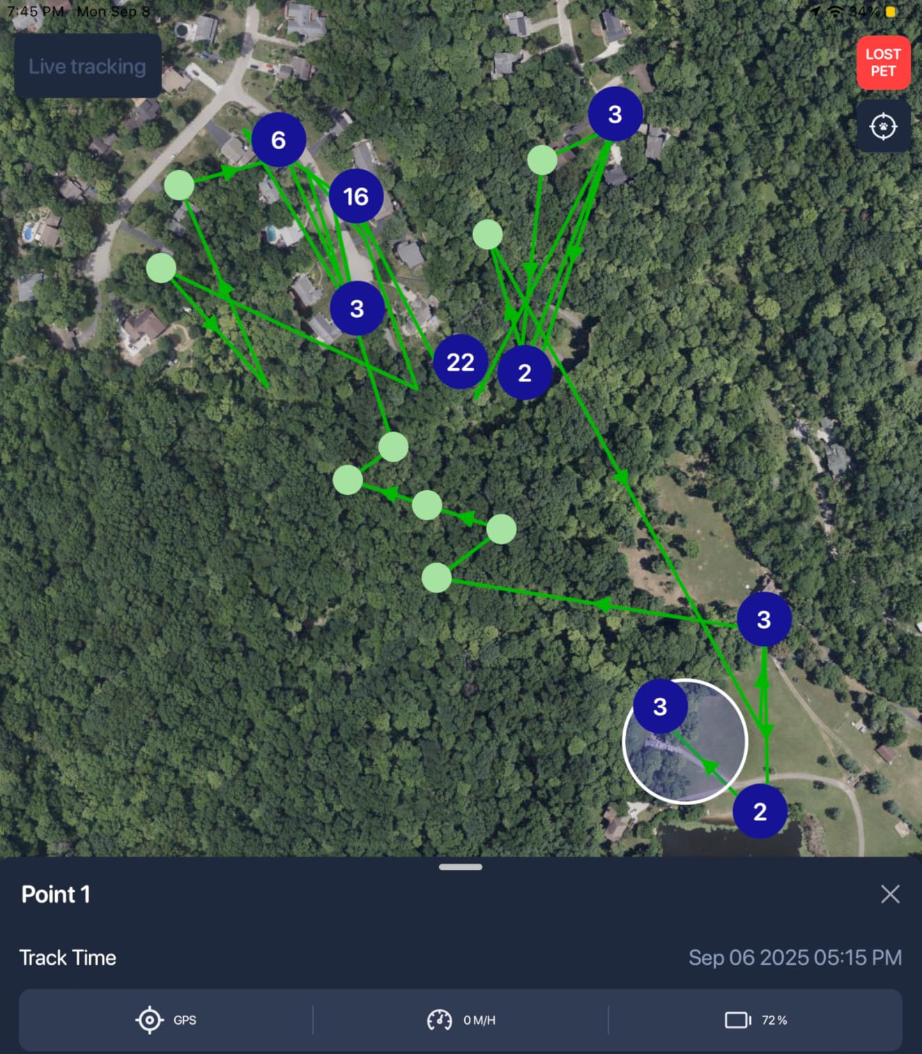 Dog GPS Tracker - Real-Time Location Tracking Device with App - Smart Alerts & Geo-Fence - Collar-Compatible, Waterproof - Long-Life Battery - 4G Built-in SIM - iOS & Android (Subscription Required) customer photo 2