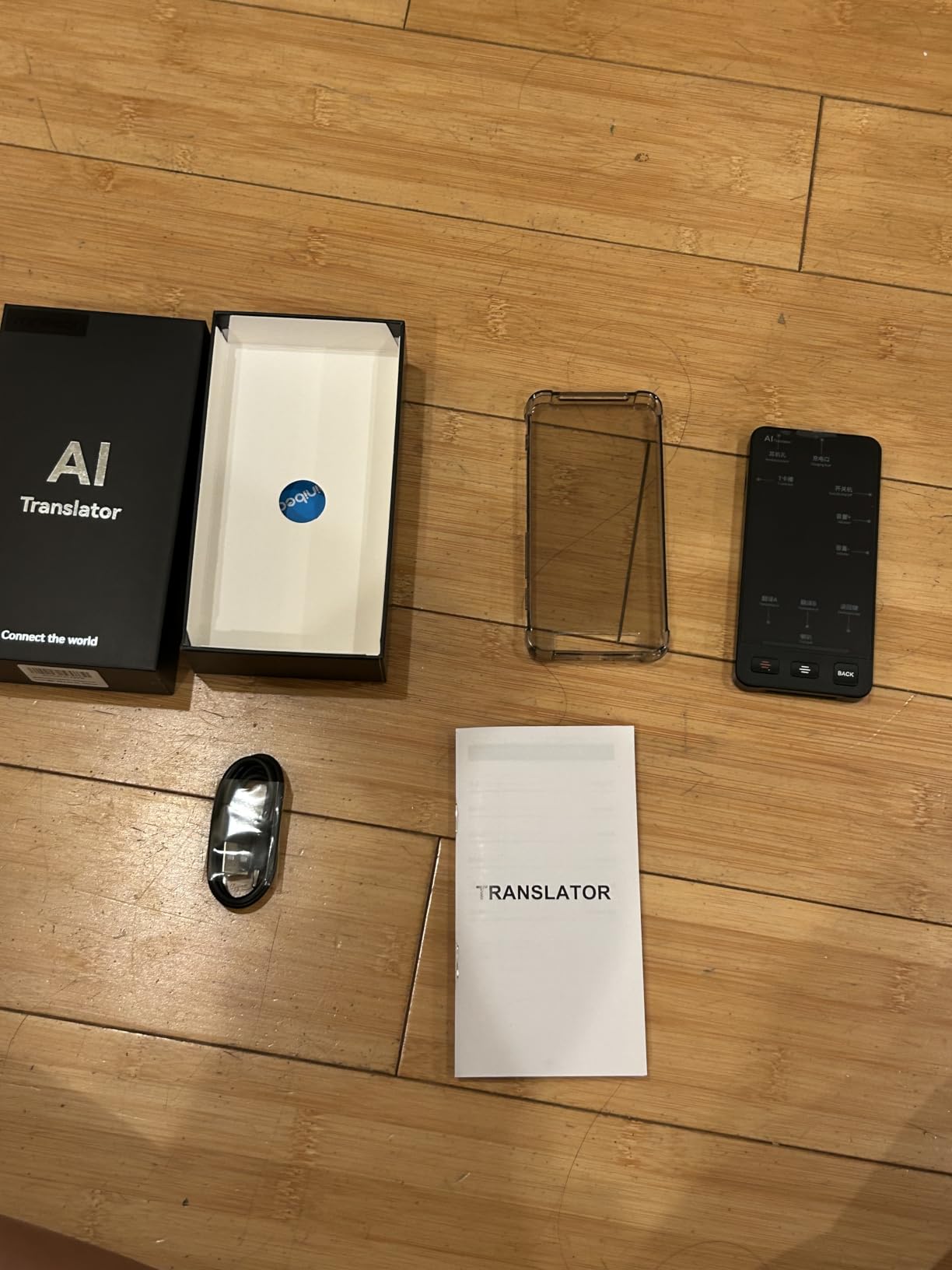 Offline Language Translator Device, M80 ChatGPT Instant Translator No WiFi Needed, 142 Languages Two Way Real-Time Voice Translation, Recording&Photo AI Translator for Business Learning Travel customer photo 2