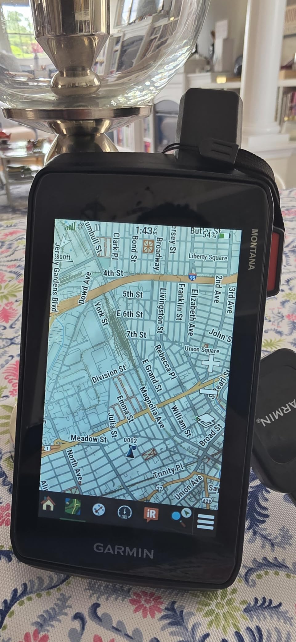 Garmin Montana 710, Rugged GPS Handheld Navigator with Large 5-inch Glove-Friendly Touchscreen, Satellite Imagery and Maps for Routing on Roads and Trails customer photo 1