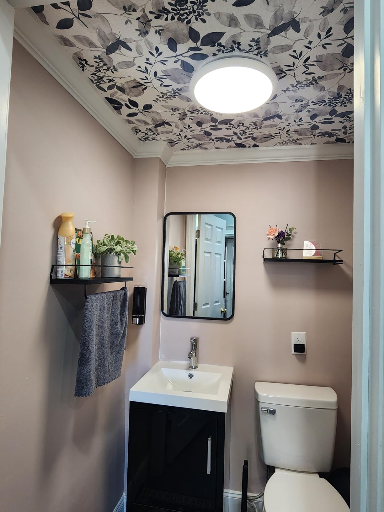 Homewerks 7141-80-RGB Bathroom Fan with Light LED Color Changing and Dimmable, SmartVent Humidity Sensing Ventilation Fan with Remote, 80 CFM 1.0 Sones customer photo 1