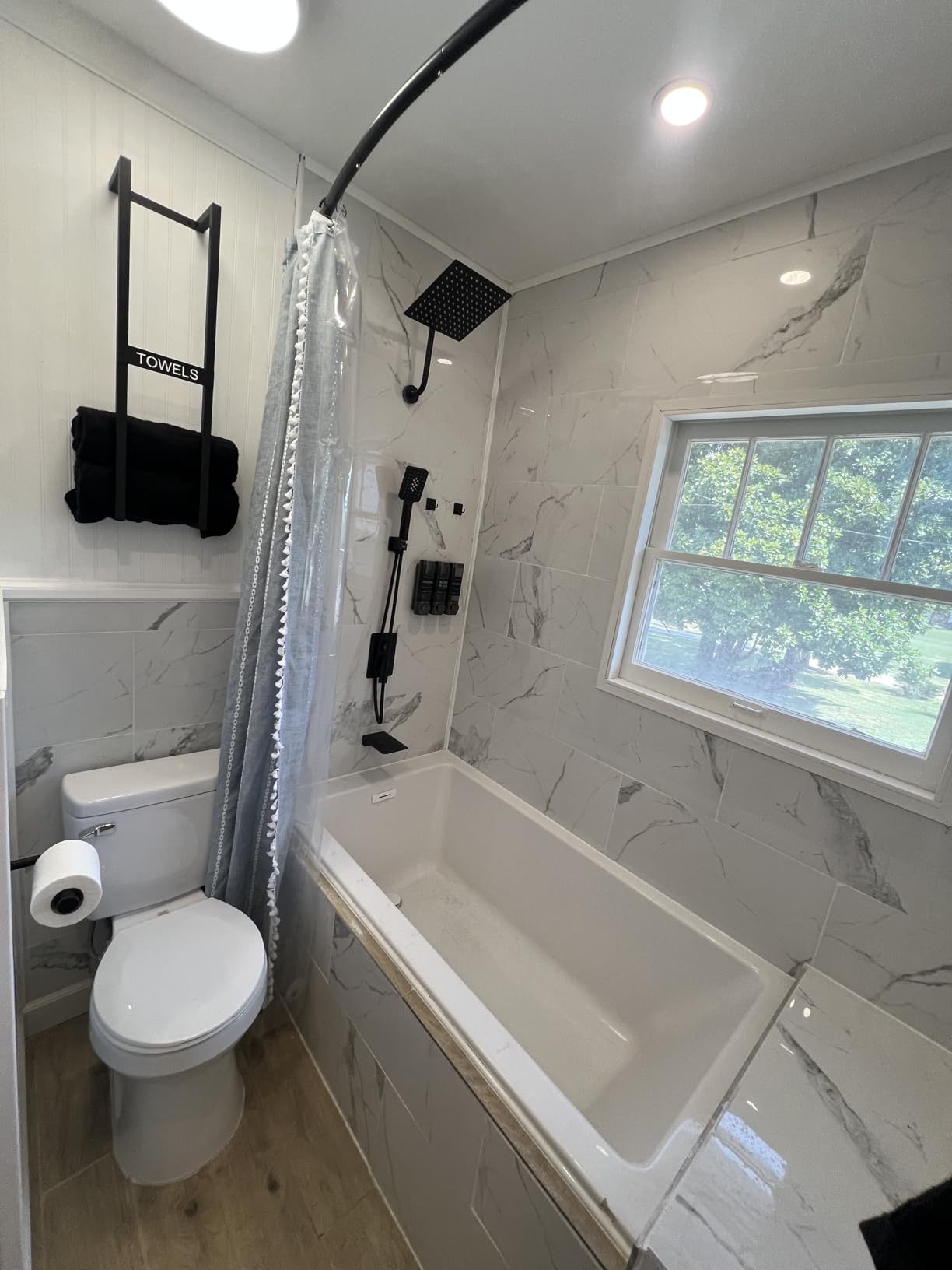 Homewerks 7141-80-RGB Bathroom Fan with Light LED Color Changing and Dimmable, SmartVent Humidity Sensing Ventilation Fan with Remote, 80 CFM 1.0 Sones customer photo 2