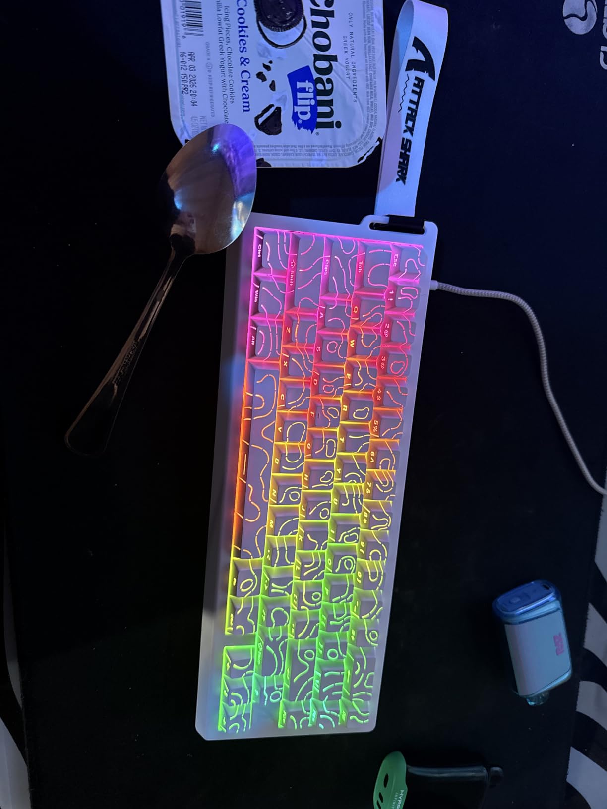 ATTACK SHARK X68 HE Rapid Trigger Mechanical Gaming Keyboard 60% Wired TKL with Adjustable Actuation,Hall Effect Magnetic Switch,8KHz Polling Rate,RGB Backlit,Top Mount for PC Mac Esport Gamer(Black) customer photo 1