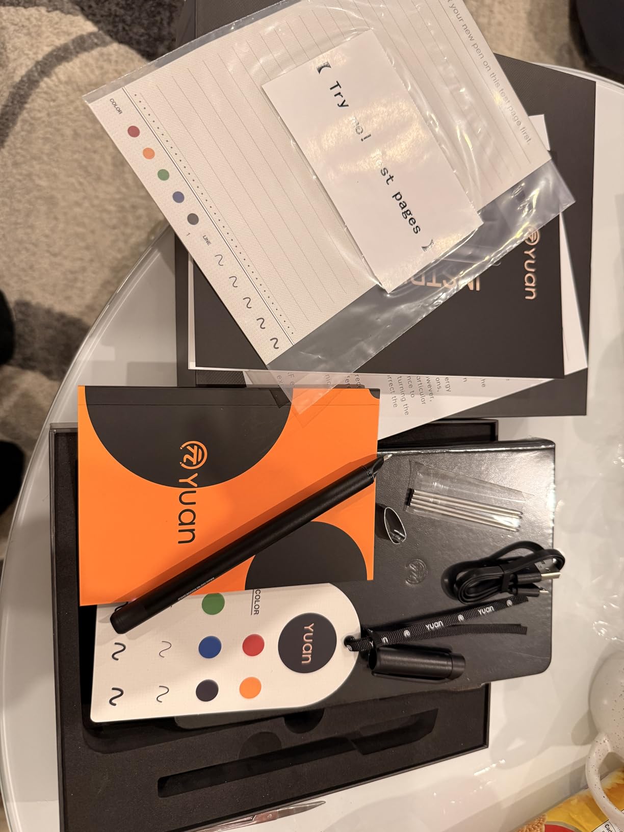 Yuan Digital Sync Pen with Notebook, Smart Writing Set Real time Sync Digitizing for Paper Notes Convert to Text, Smart Pen and Notebook for Note Taking Sync Notes to Phone/Tablet Instantly customer photo 1