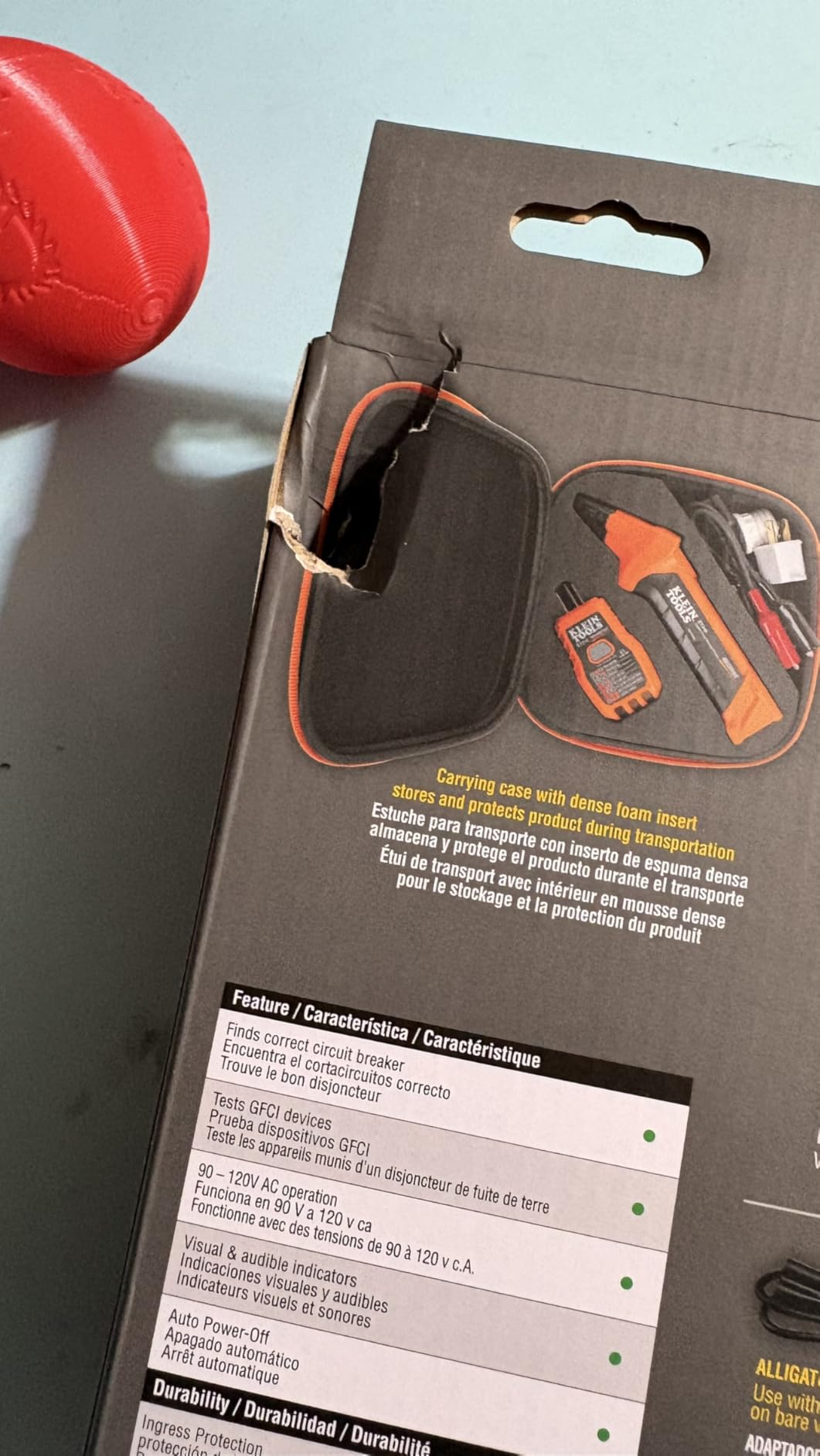 Klein Tools ET310KIT AC Circuit Breaker Finder Kit, Electric Tester, GFCI Tester, Leads, Adapters and Case customer photo 1