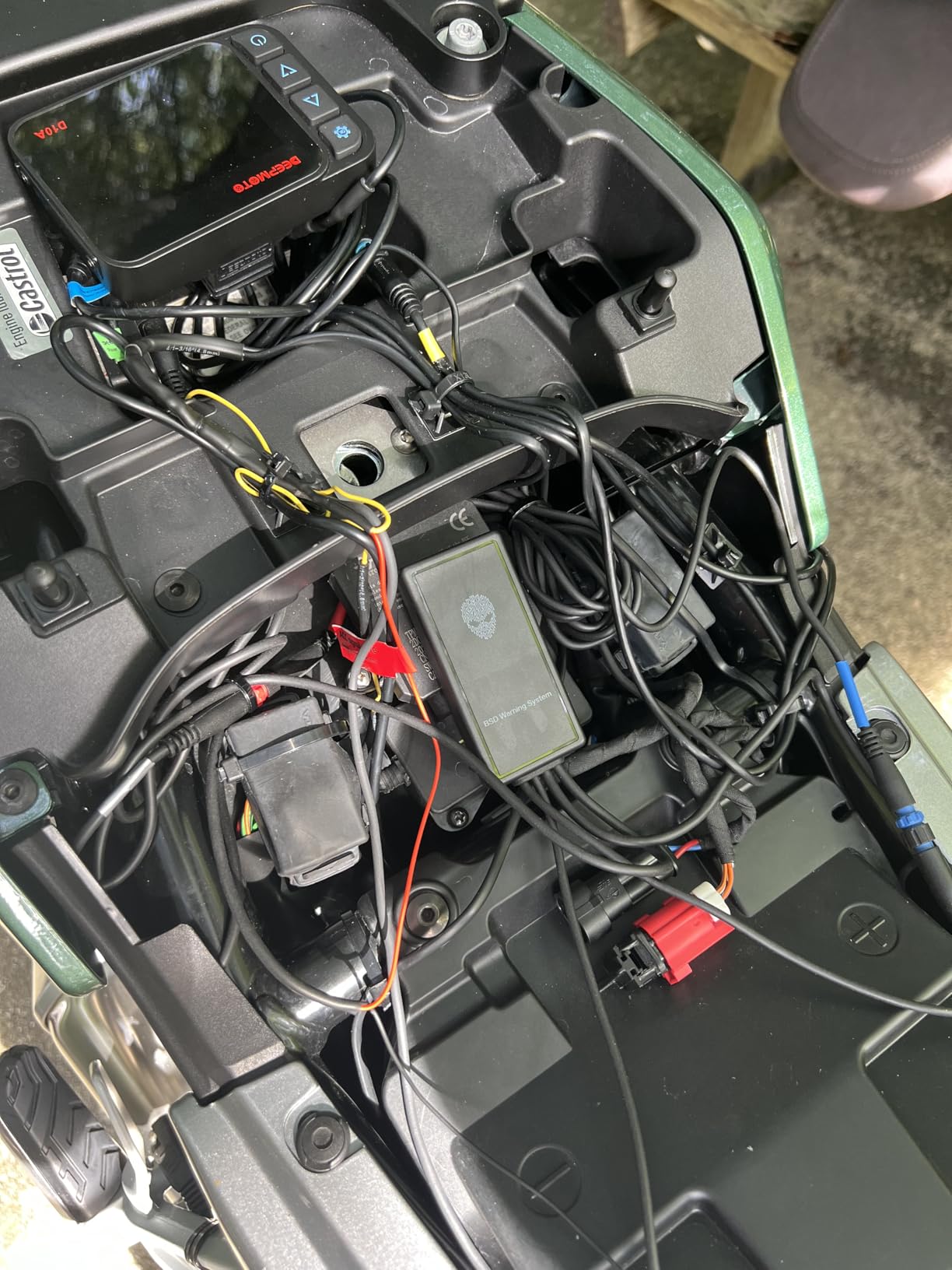 AlienRider M7 Motorcycle BSD Blind Spot Detection System, 77G Millimeter-Wave Radar, Blind Spot Radar Warning System, LCA Lane Change Assistance, RCW Rear Collision Warning, All-Weather Safety Protection customer photo 1