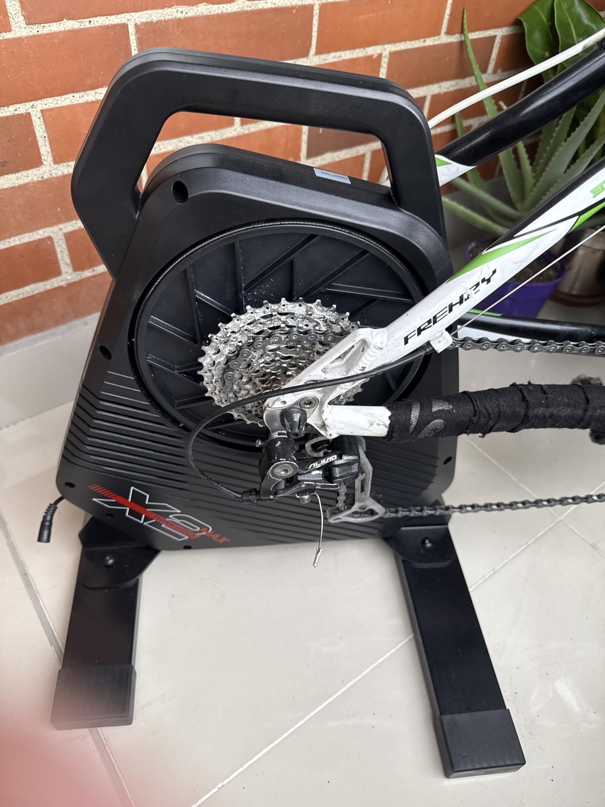 ThinkRider X2Max Smart Bike Trainer Cycle Trainer Bicycle Trainer, Quiet Portable Design for Indoor Driving, Simulates 18% Slope, ANT + & BLE customer photo 1