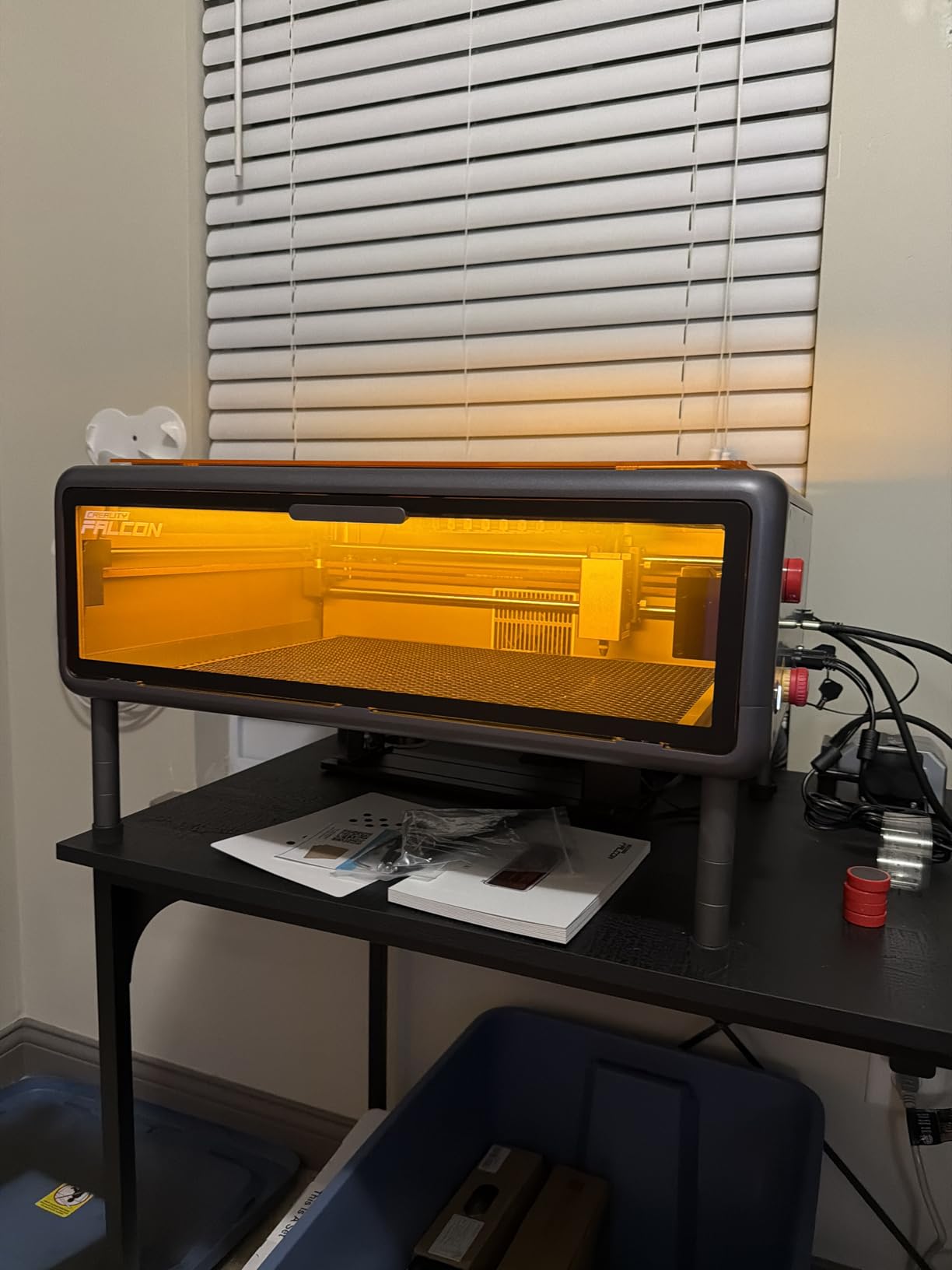 CREALITY FALCON A1 10W Laser Engraver, 80W Enclosed Laser Cutter and Engraver Machine with Air Assist, Smart Camera Positioning, 600mm/s Speed, Smart Material Recognition, Ideal for Wood & Metal customer photo 1