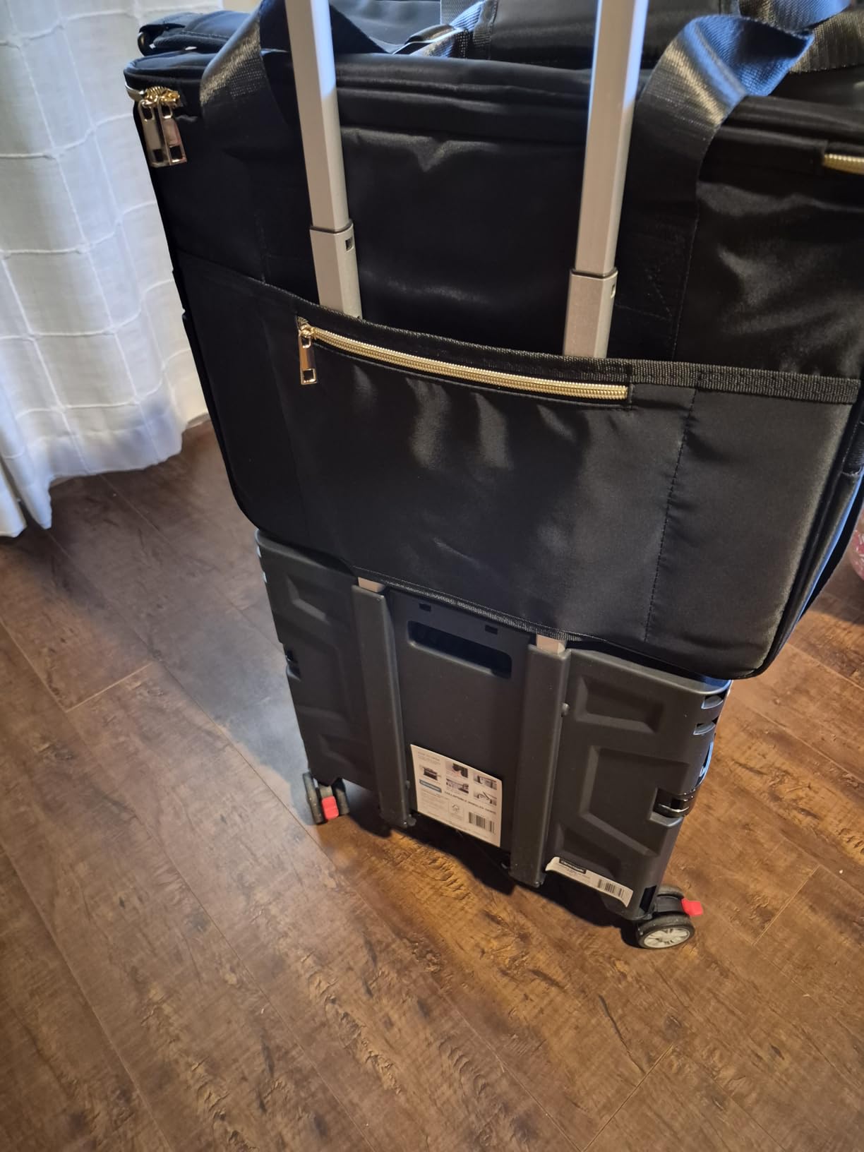 Sewing Machine Carrying Case with Removable Bottom Padding, Sewing Machine Bag Fits Most Standard Sewing Machines and Storage Sewing Accessories, for Singer, Brother, Janome, Purple customer photo 2