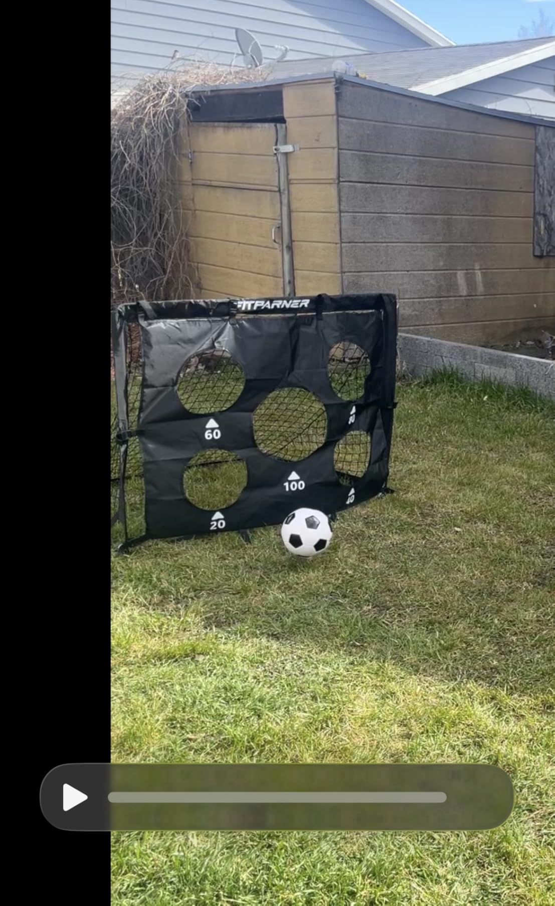 Soccer Goal,Backyard Soccer Goals for Kids 2 Pack,4x3/6x4 FT Portable Pop Up Soccer Nets with Target,Ball&Cones,Complete Training Equipment for Kids Youth Outdoor Sports Practice customer photo 1