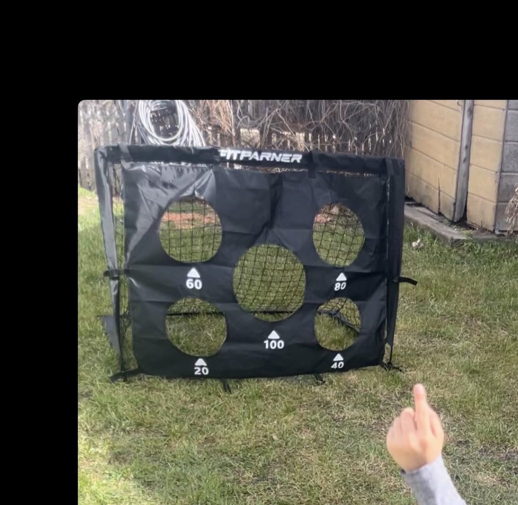 Soccer Goal,Backyard Soccer Goals for Kids 2 Pack,4x3/6x4 FT Portable Pop Up Soccer Nets with Target,Ball&Cones,Complete Training Equipment for Kids Youth Outdoor Sports Practice customer photo 2