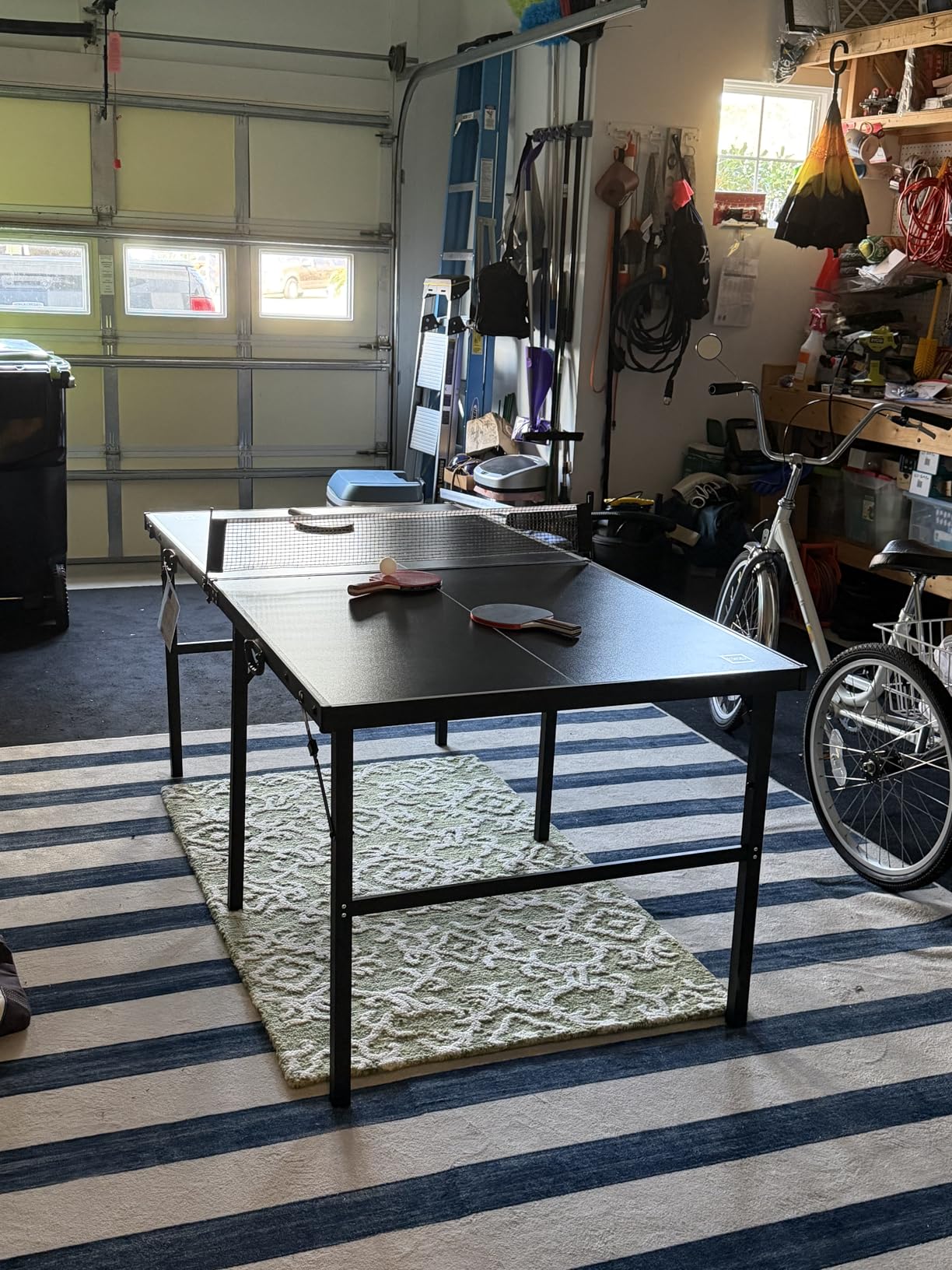 Best Choice Products 6x3ft Portable Ping Pong Table, Mid-Size Folding Indoor Outdoor Table Tennis w/ 2 Paddles, 4 Balls Included, Carrying Bag customer photo 1