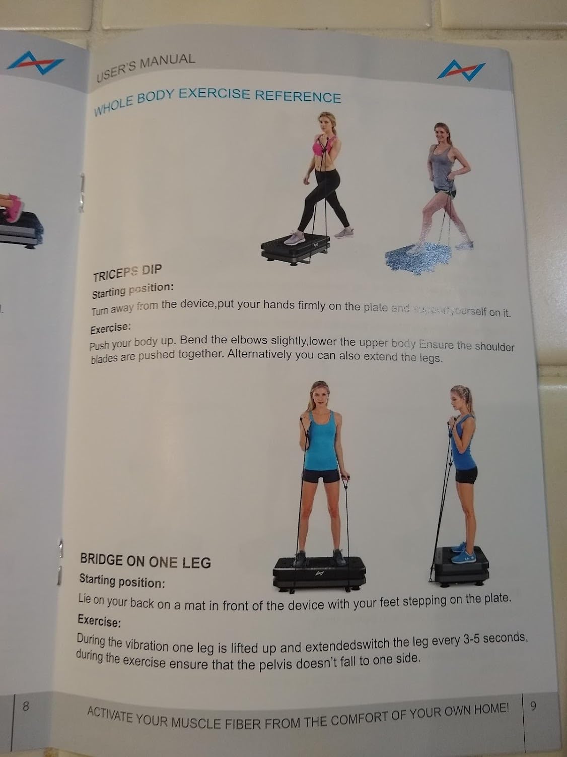 AXV Vibration Plate Fitness Platform Exercise Machine Vibrating Shaking Full Body Shaker Workout Vibrate Stand Shake Board Sport Gym for Weight Loss Fat Burner for Women Men customer photo 1