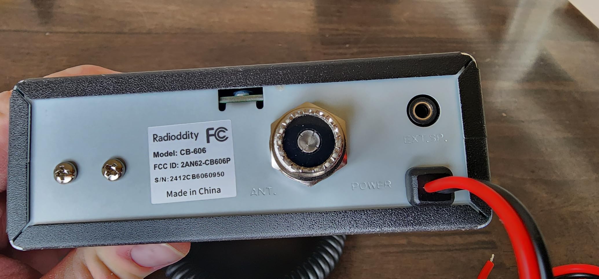 Radioddity CB-606 CB Radio, 40 Channel Mobile CB Radio with AM/FM/PA Modes, 2.2'' LCD Screen, Instant Channel 9/19, VOX, Roger Beep, TOT, ASQ/SQ, for Off-Road Adventure customer photo 1