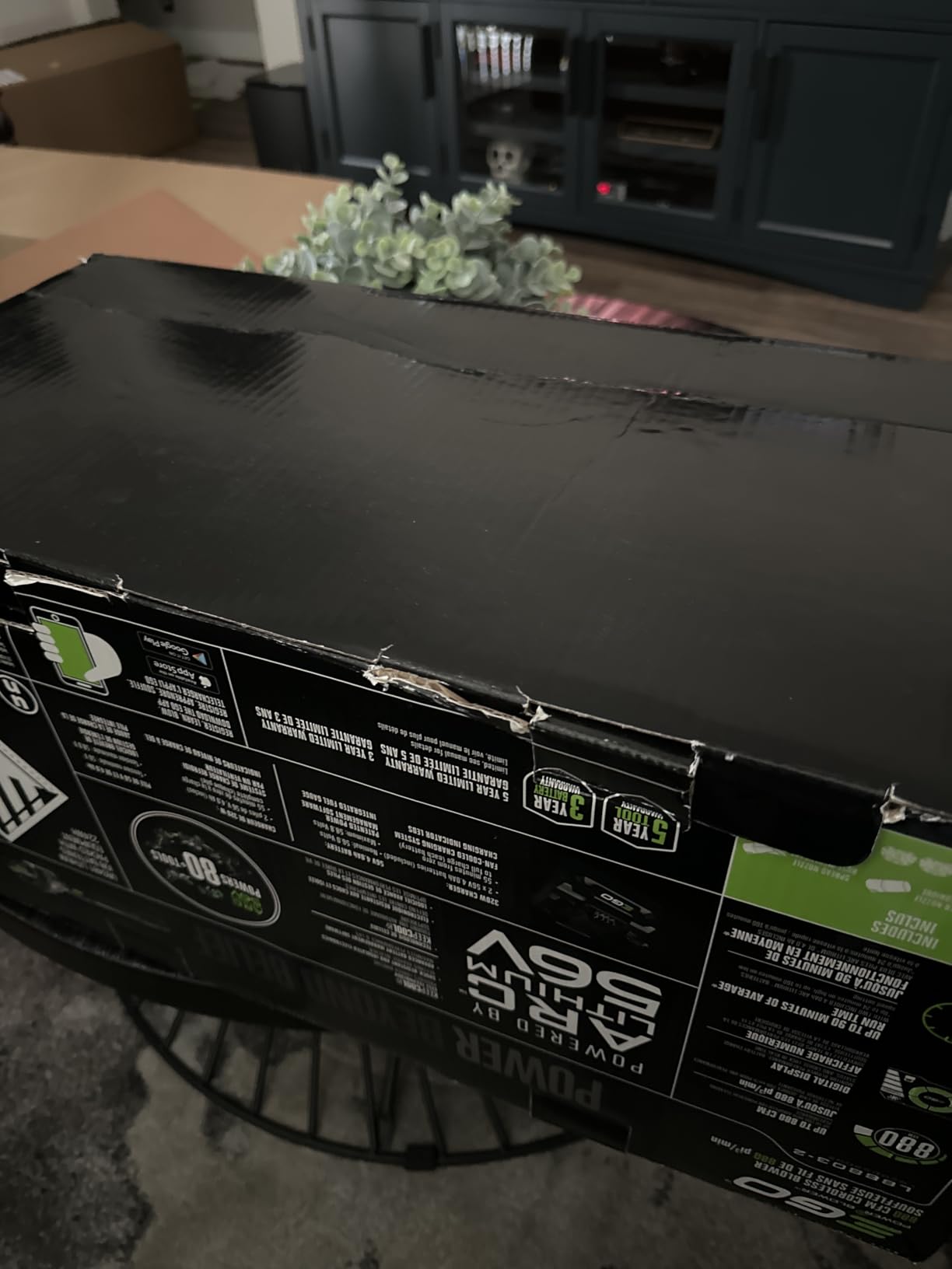 EGO Power+ Leaf Blower, Cordless Electric 880 CFM, Includes (2) 56V 4.0Ah Batteries and Charger - LB8803-2 customer photo 1