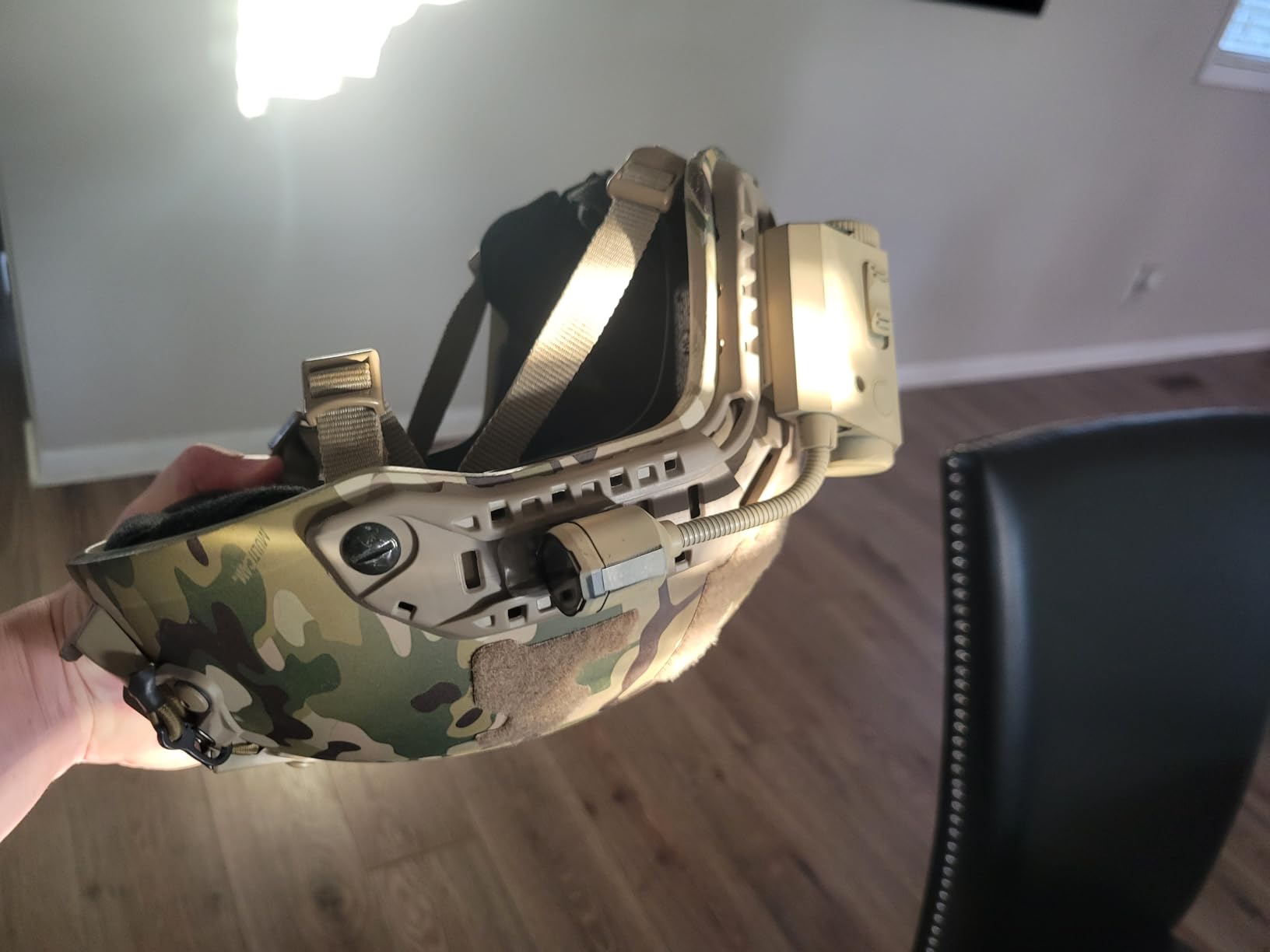 RunCam Helmet Camera, 4K Bendable Action Camera with 6 Hours Recording with App Control for Airsoft Paintball Tactical Helmet Riding Motorcycle Bike Cycling Climbing Outdoor Sports customer photo 1