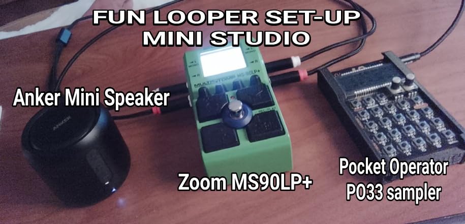 Zoom MS-90LP+ MultiStomp Looper Pedal with 90-Minute Loops, 13-Hour Recording, High-Fidelity 32-Bit Float Audio, Backlit LCD, Rhythm Patterns, and MIDI, for Guitarists, Bassists, & Keyboardists customer photo 2