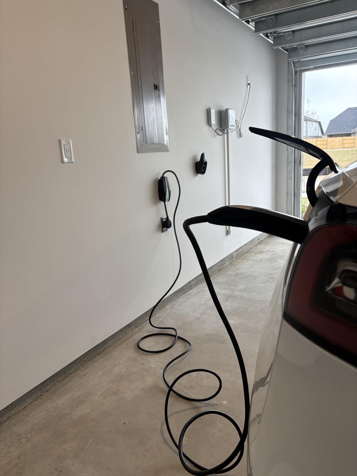 BMZX EV Charger Holder J1772, Wall Mount Kit for Electric Car Charger, SAE J1772 Cable Organizer, Nozzle Holster Dock & J-Hook for Charging Station customer photo 2