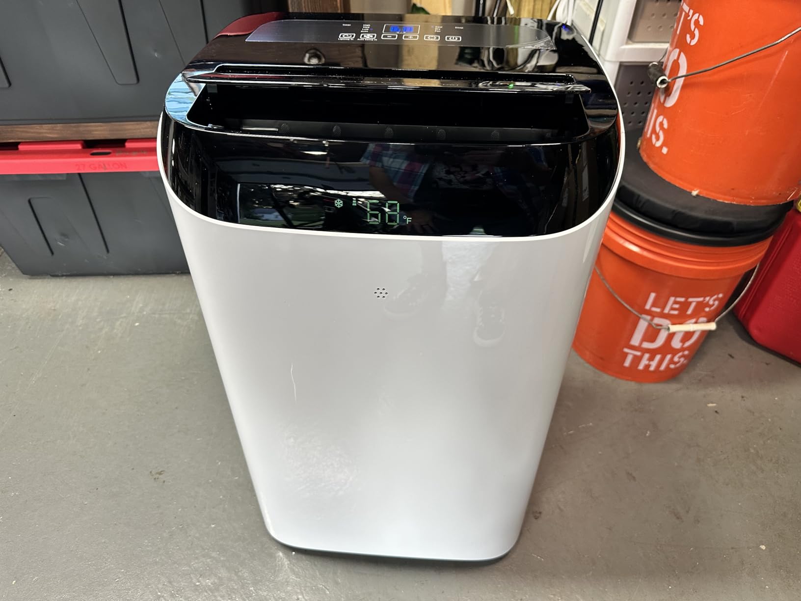 16,000 BTU Inverter Portable Air Conditioner with Remote, Free Stand Cooling Portable AC Unit for Room up to 800 sq.ft, with Dehumidifier & Fan,Dual Hose,Windows Kit,Quiet Sleep Mode(45dB) customer photo 2