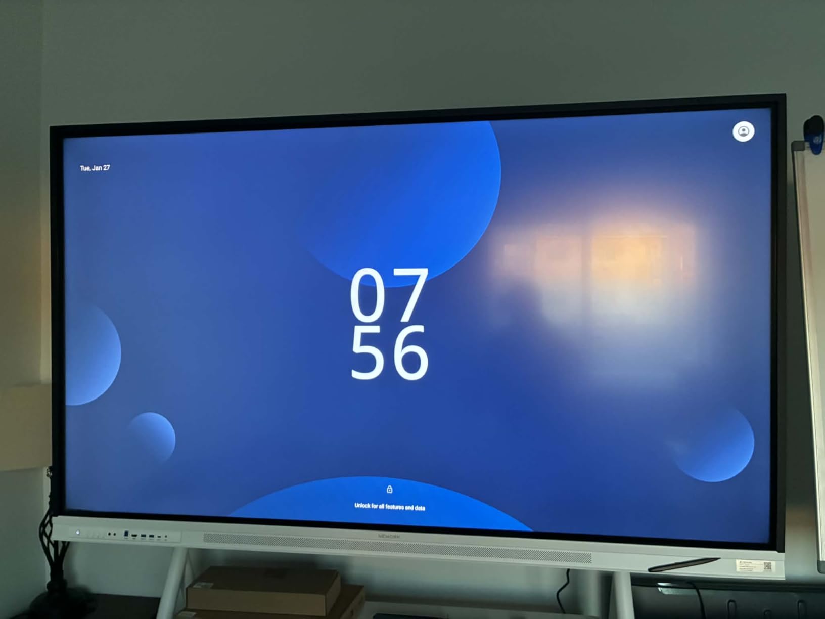 55 Inch 4K Smart Board - Google EDLA-Certified Interactive Whiteboard, Android 14 OS, 50-Point Touch, Wireless Casting - Digital Whiteboard for Classrooms & Hybrid Offices (Board Only) customer photo 1