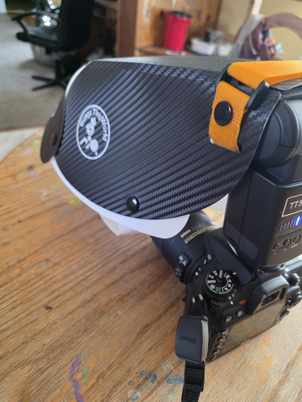 Macro Photography Flash Softbox Diffuser Kit, for Macro Jewelry Insect Photography,Portable Speedlite Flash Diffuser Softbox,Compatible with all macro lenses, zoom lenses, etc customer photo 2