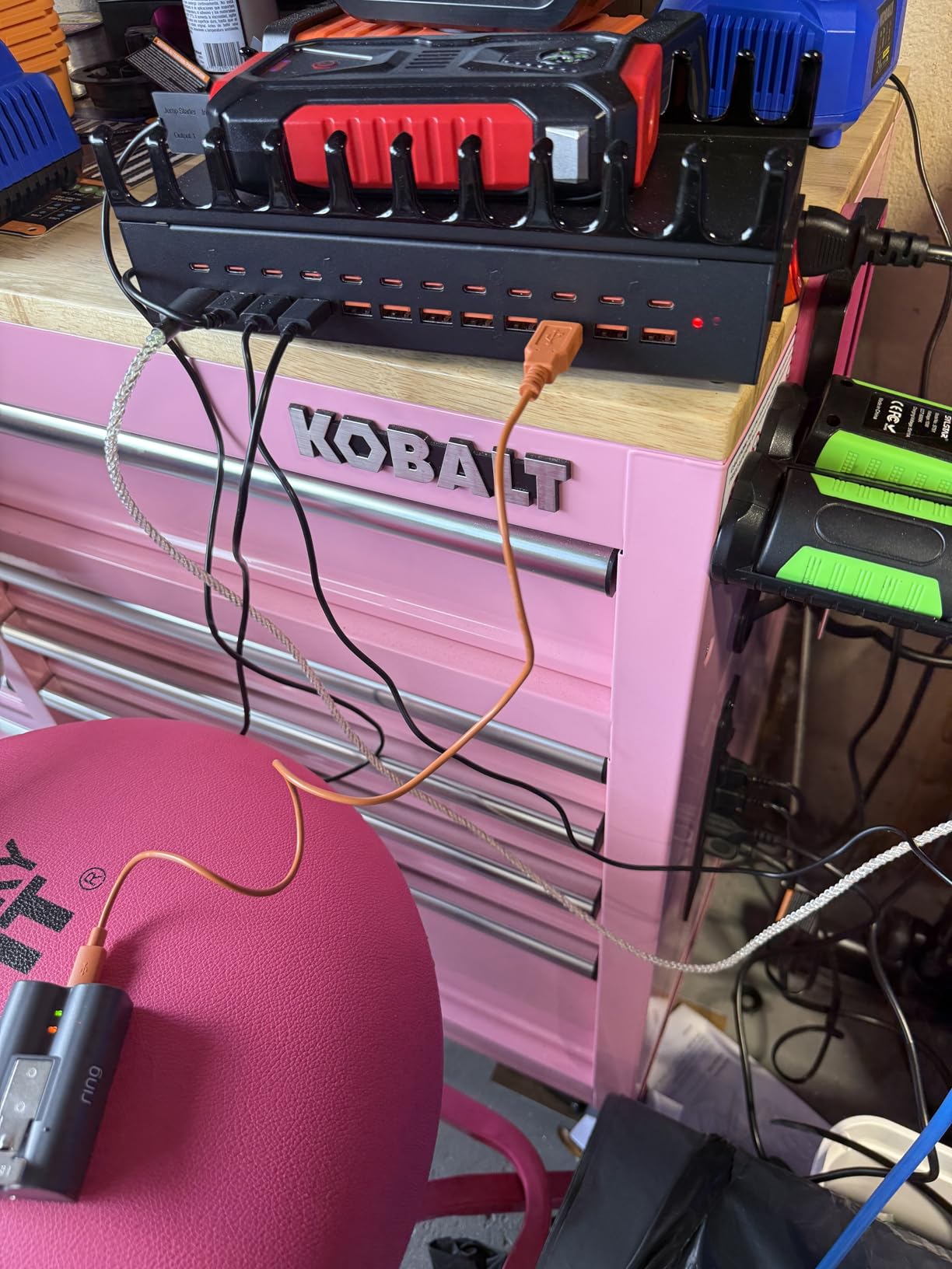 300W Charging Station for Multiple Devices - 24 Ports USB Fast Charging Station with Smart Power Delivery - Kindle, Phone, Tablet Charger Station for Home, Office, School customer photo 1