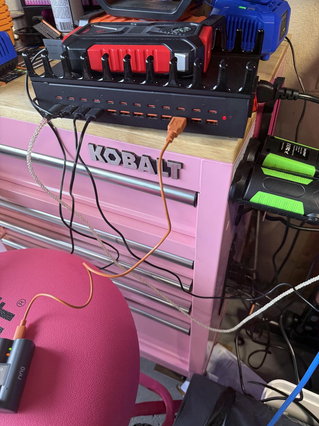 300W Charging Station for Multiple Devices - 24 Ports USB Fast Charging Station with Smart Power Delivery - Kindle, Phone, Tablet Charger Station for Home, Office, School customer photo 2