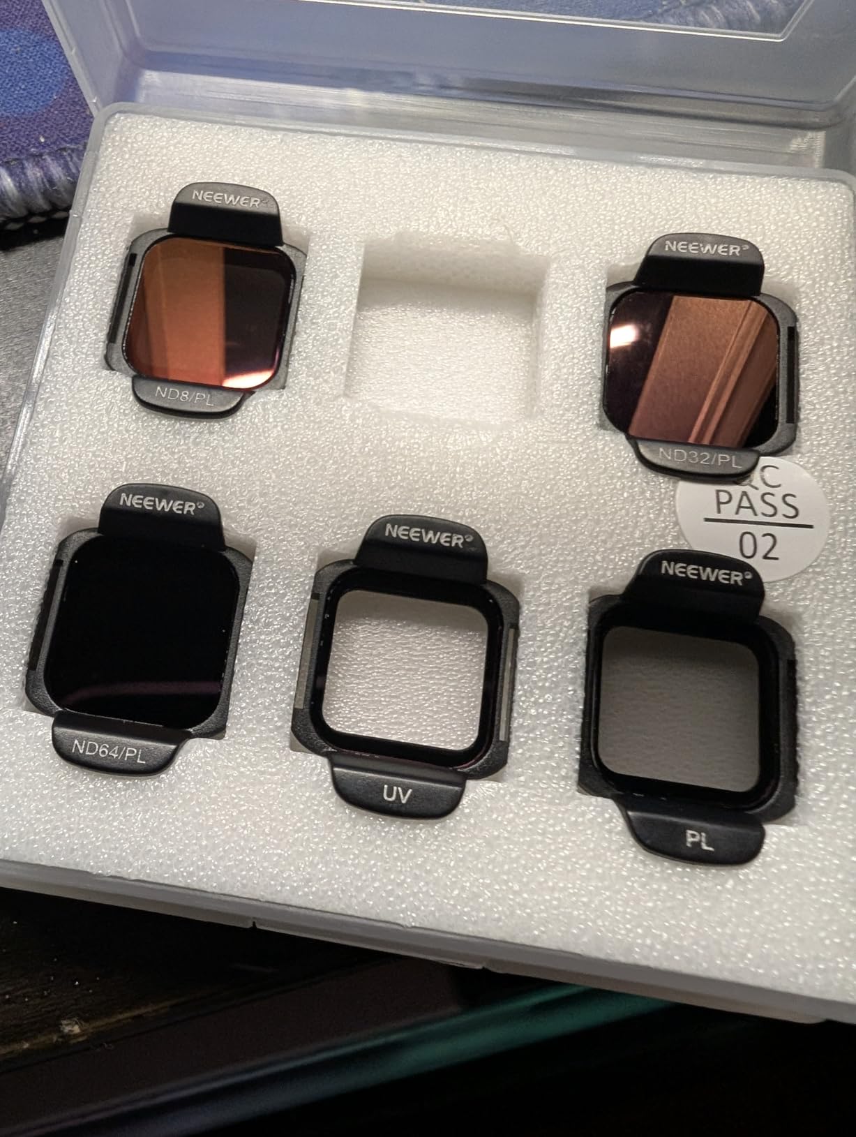 NEEWER ND Filter Set Compatible with DJI Flip Drone (4 Pack), ND16 ND64 ND256 CPL Snap On Multicoated HD Optical Glass Neutral Density Circular Polarizing Lens Filter Accessories Kit customer photo 1