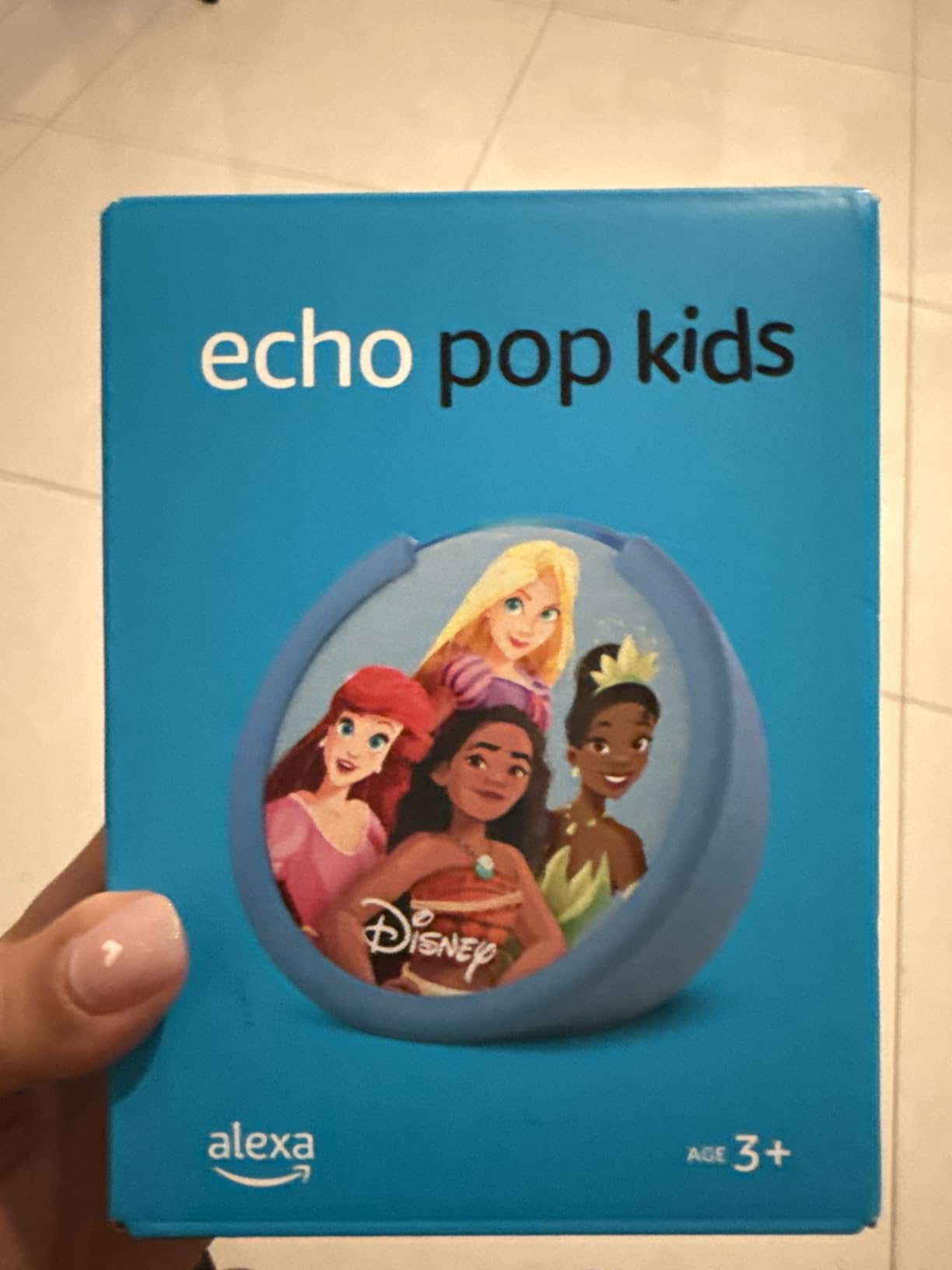 Amazon Echo Pop Kids (newest model), Designed for kids, Designed for Alexa+, parental controls, Includes 6 months of Amazon Kids+, Anthro Pup customer photo 2