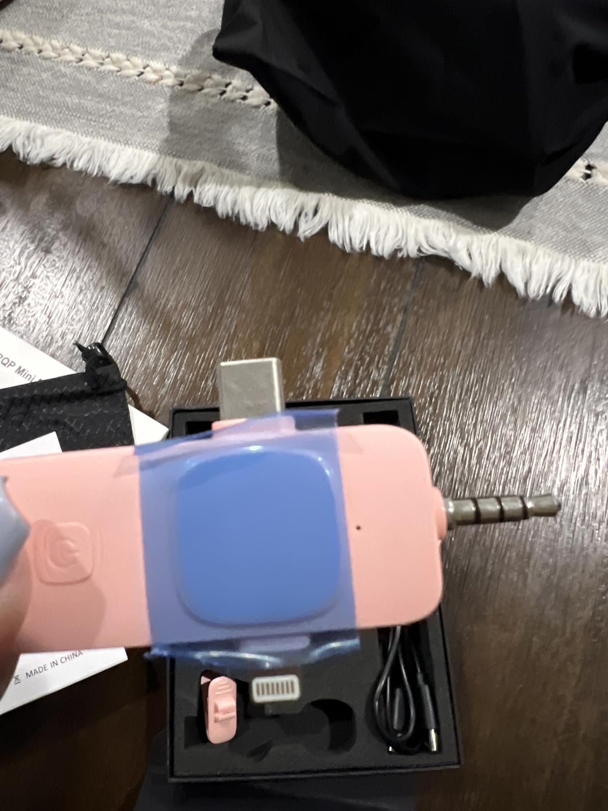 PQRQP 3 in 1 Professional Wireless Lavalier Microphone for iPhone, Android, Camera, Wireless Microphones, Mini Microphone, Crystal Clear Sound Quality for Recording, Live Streaming, Microphone Clips customer photo 2