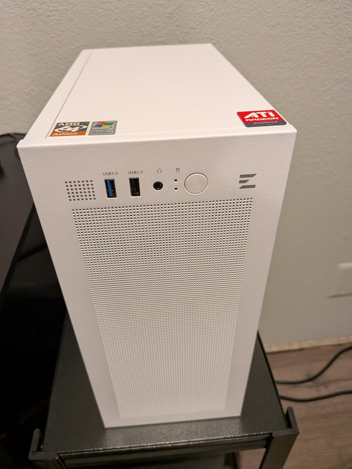 Zalman CUBIX Compact Mini Tower mATX PC Case, Heavy-Duty 0.8T Steel Chassis, Micro-ATX DTX ITX SFF SFX HTPC Small Form Factor Chassis with USB 3.0, 80mm Preinstalled Fan, Fits ATX PSU, Black customer photo 1