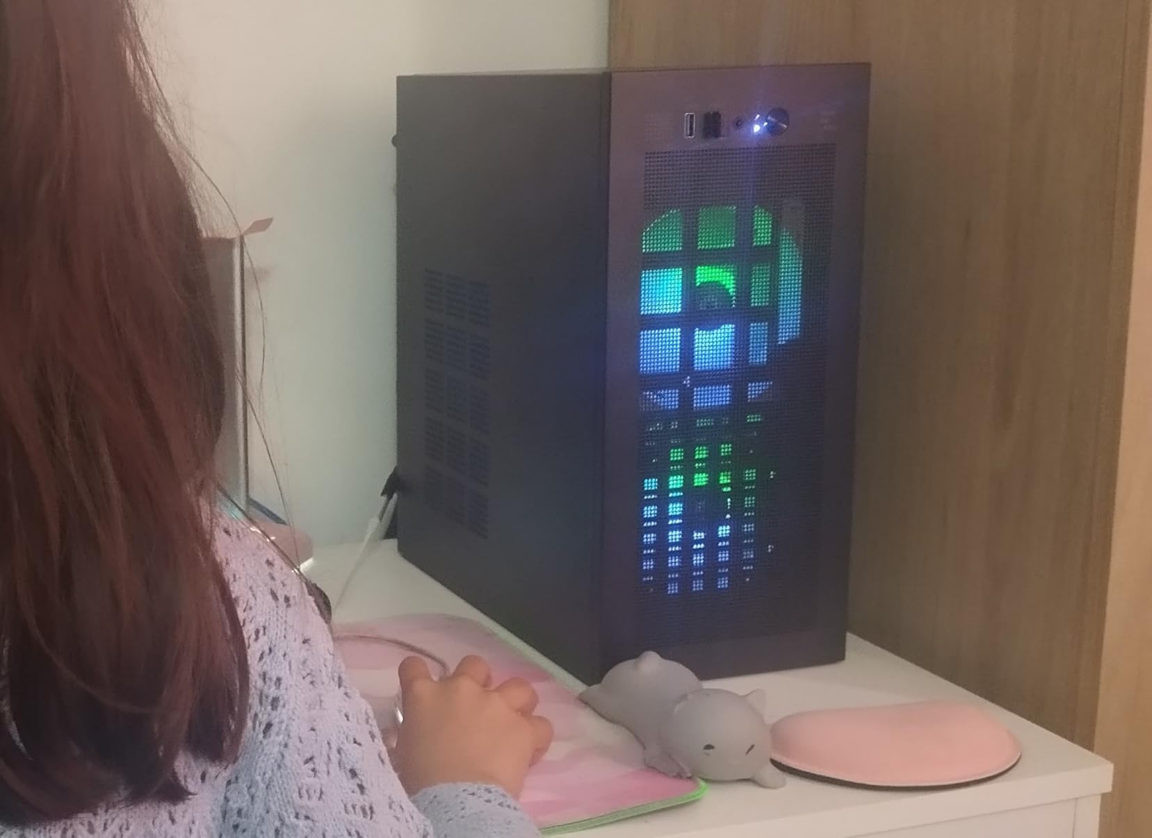 Zalman CUBIX Compact Mini Tower mATX PC Case, Heavy-Duty 0.8T Steel Chassis, Micro-ATX DTX ITX SFF SFX HTPC Small Form Factor Chassis with USB 3.0, 80mm Preinstalled Fan, Fits ATX PSU, Black customer photo 2